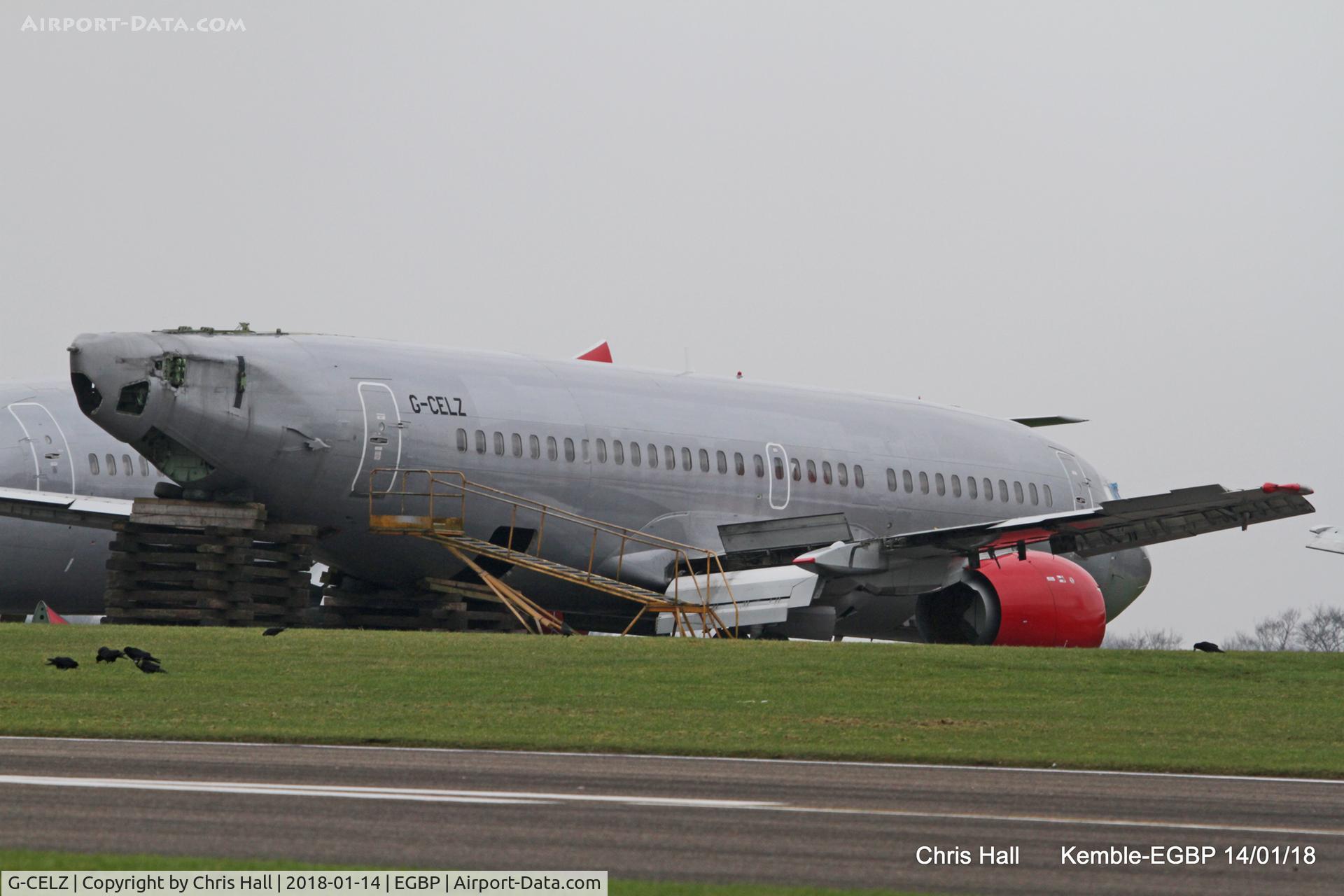 G-CELZ, 1986 Boeing 737-377(QC) C/N 23658, Kemble