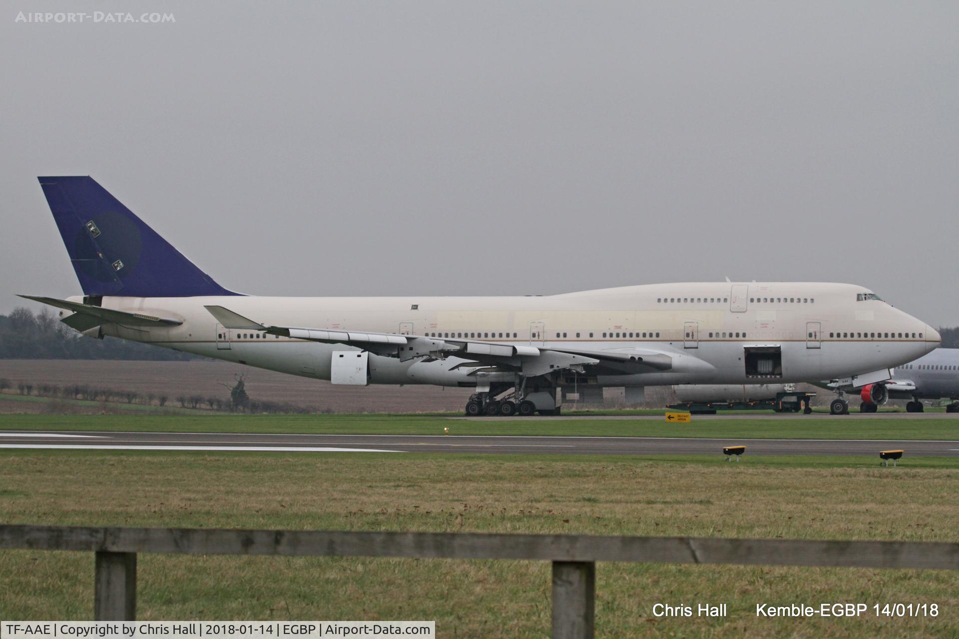 TF-AAE, 1996 Boeing 747-4H6 C/N 27672, Kemble