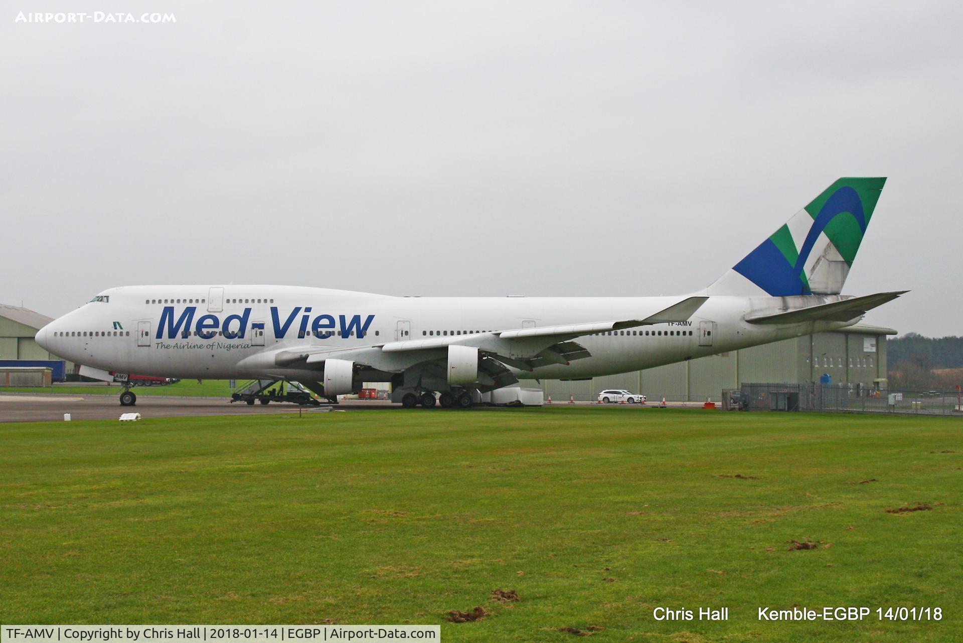 TF-AMV, 1996 Boeing 747-412 C/N 28022, Kemble