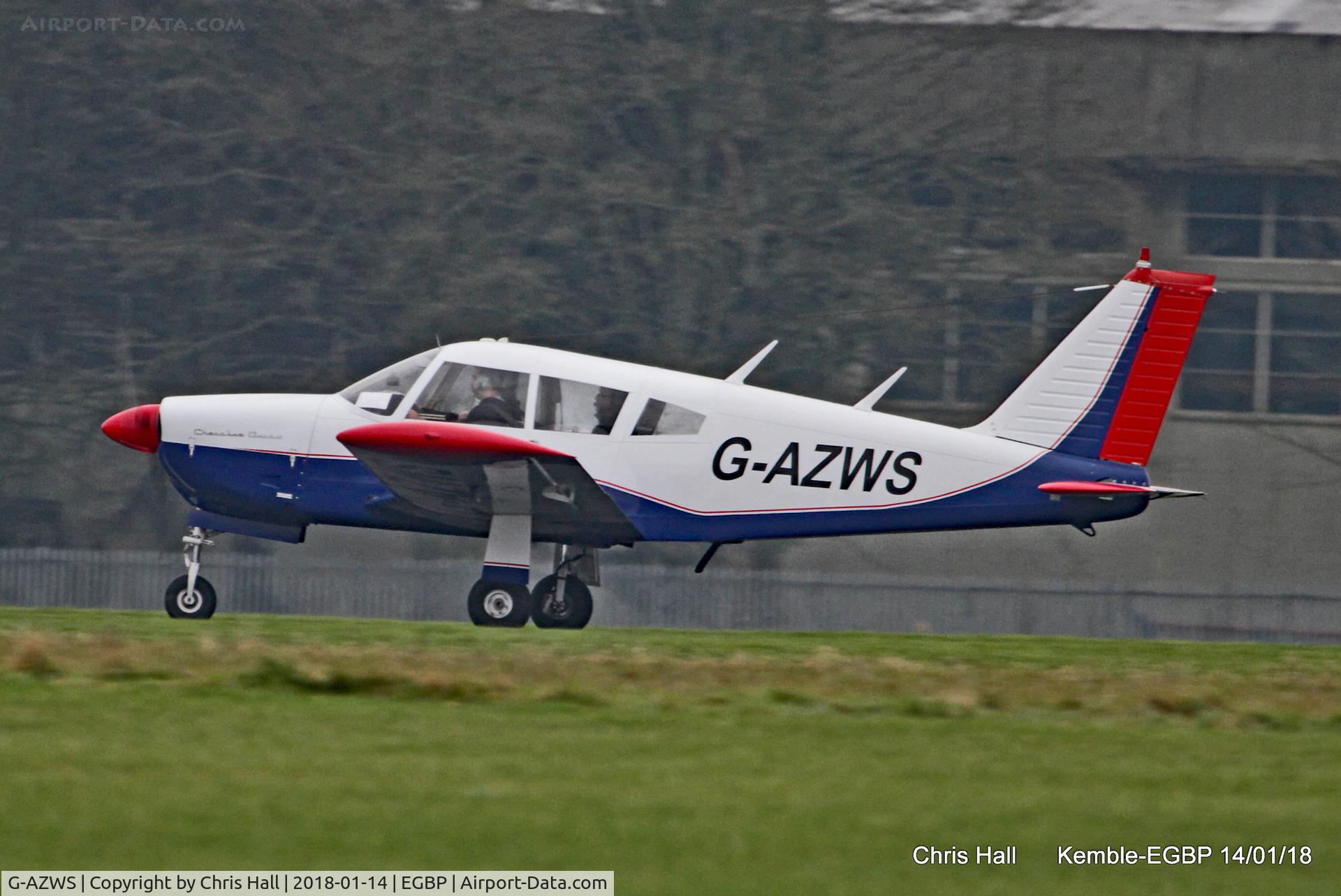 G-AZWS, 1969 Piper PA-28R-180 Cherokee Arrow C/N 28R-30749, Kemble