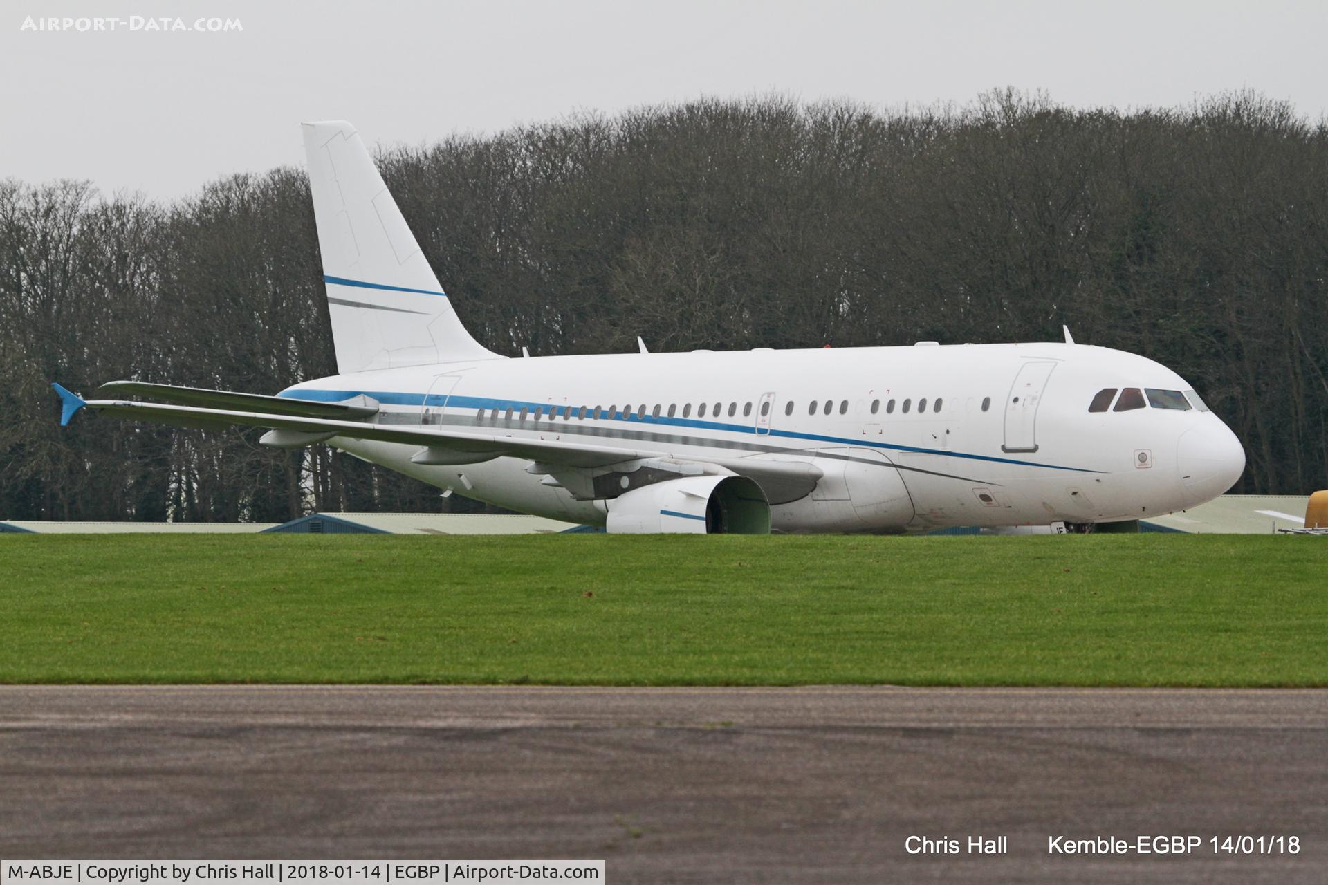 M-ABJE, 2000 Airbus ACJ319 (A319-133/CJ) C/N 1256, Kemble