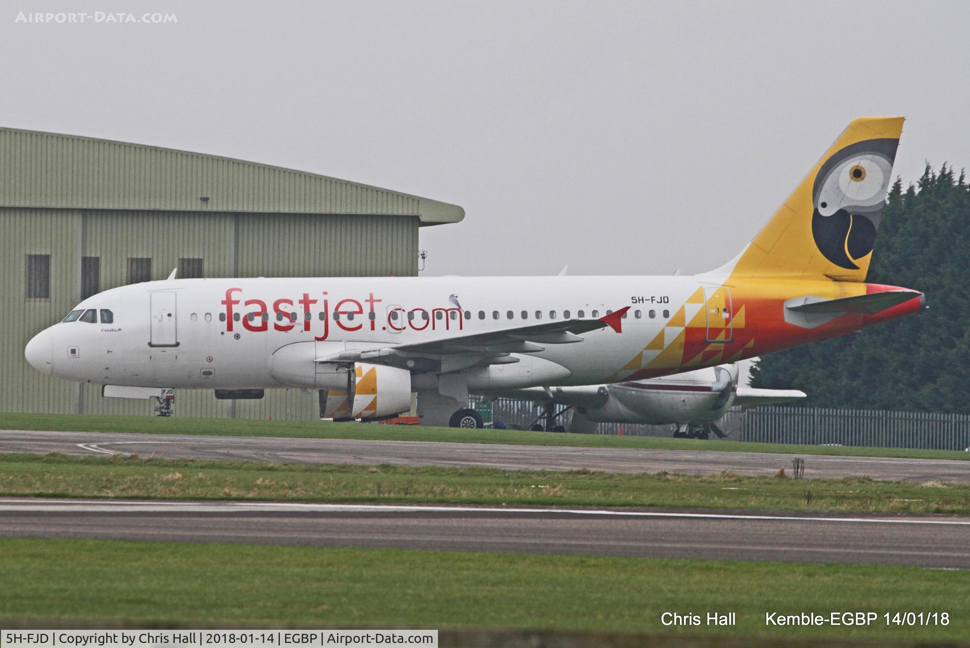 5H-FJD, 2004 Airbus A319-132 C/N 2268, Kemble