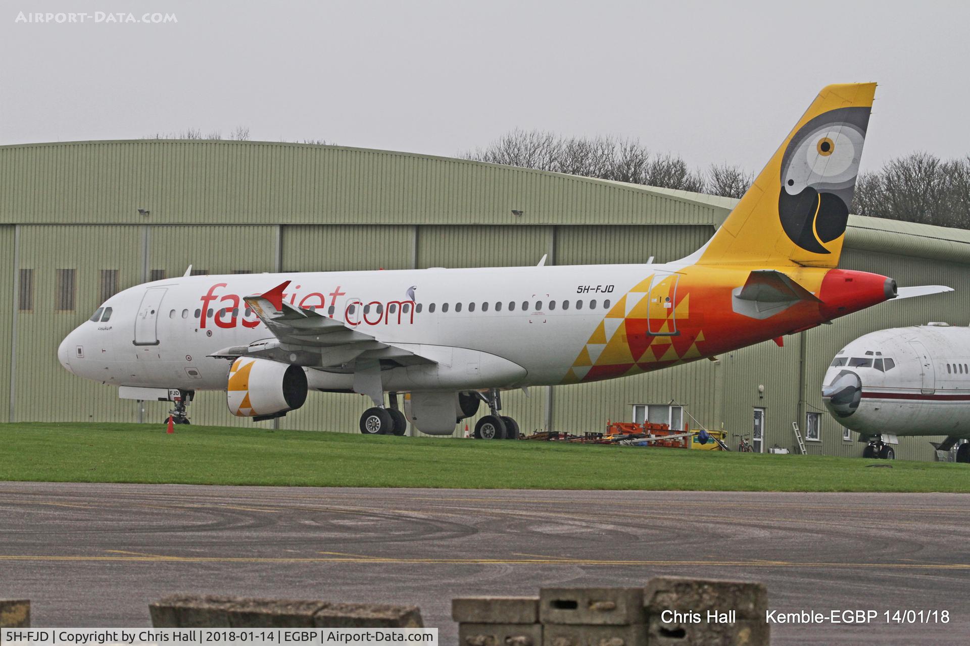 5H-FJD, 2004 Airbus A319-132 C/N 2268, Kemble