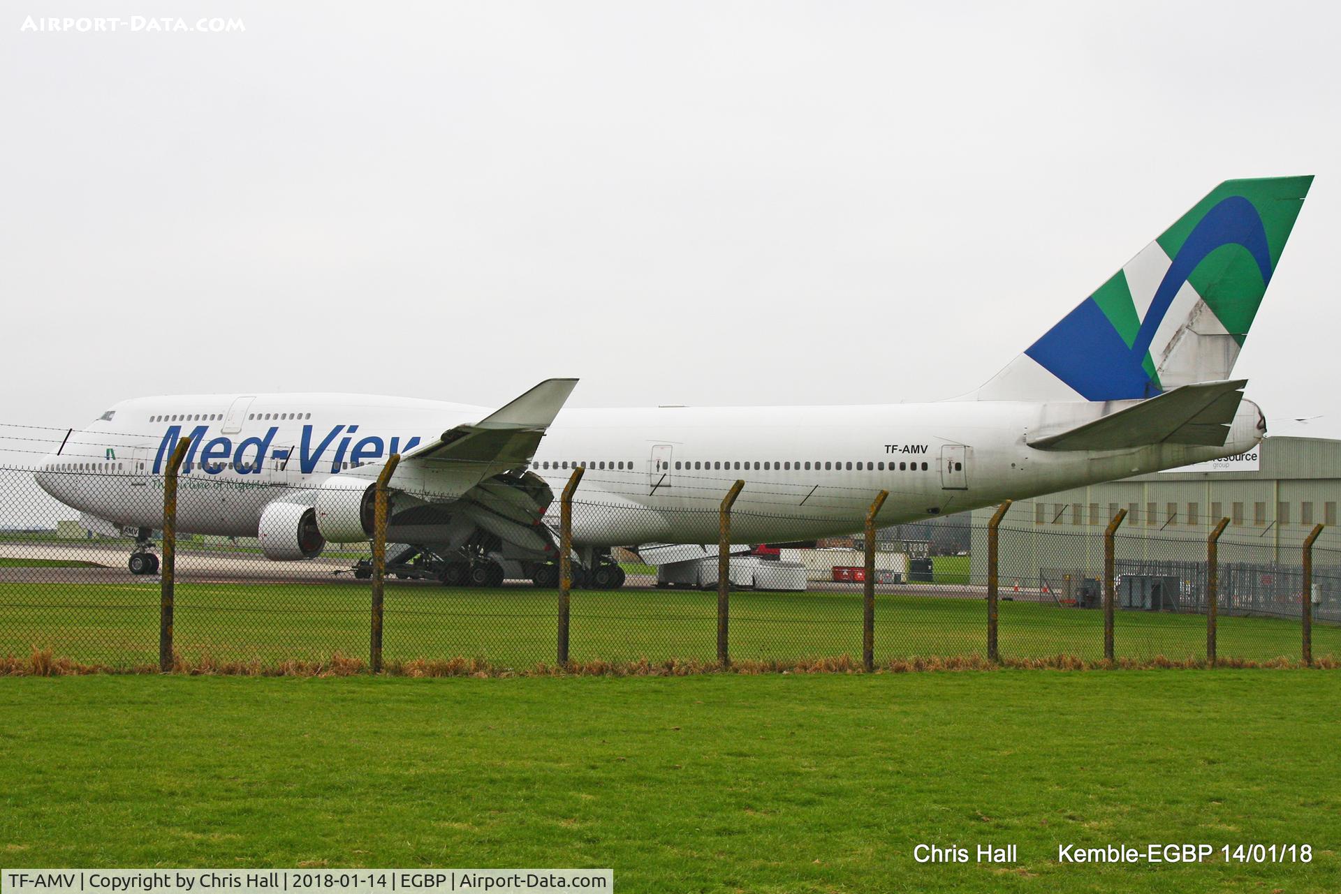 TF-AMV, 1996 Boeing 747-412 C/N 28022, Kemble