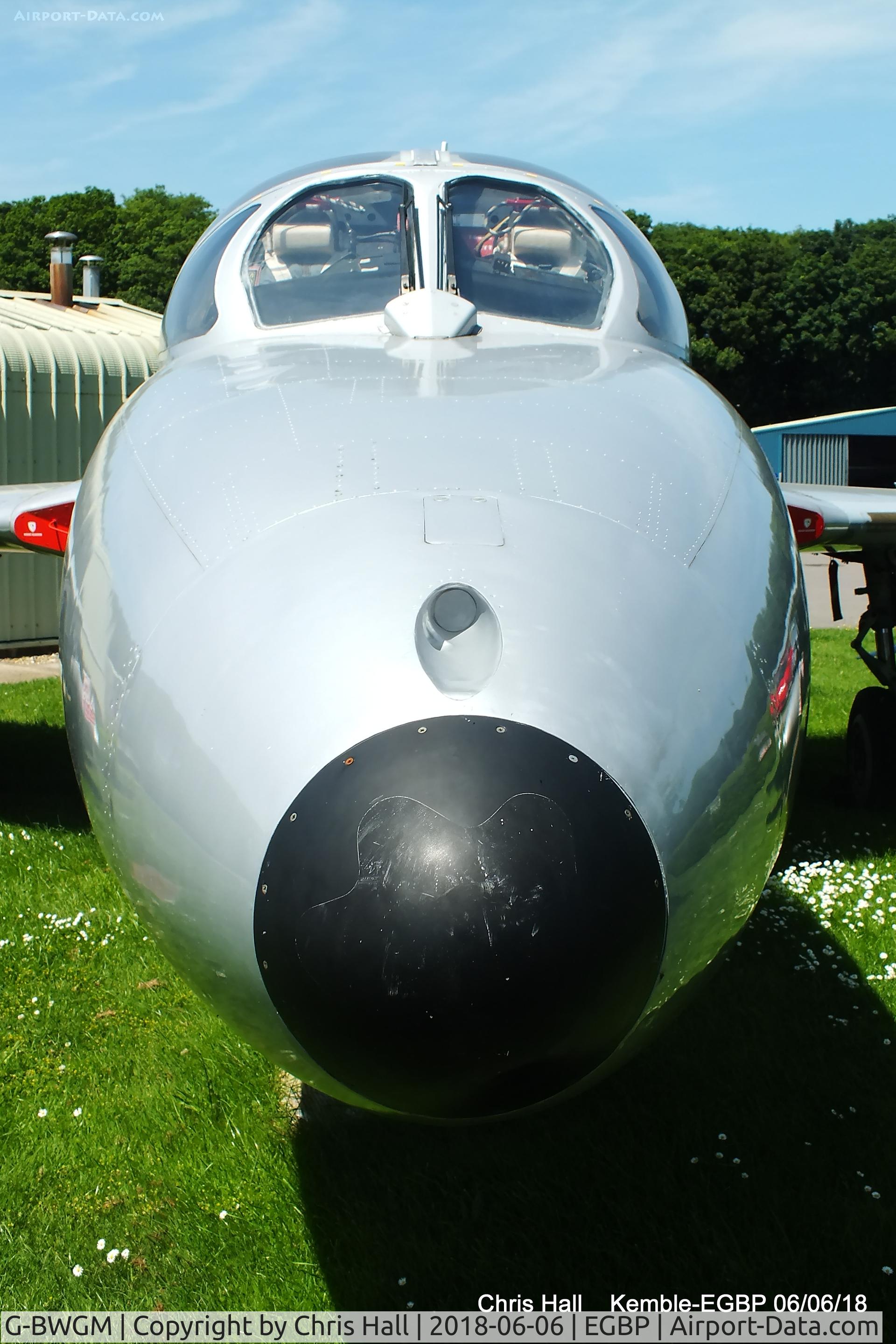 G-BWGM, 1955 Hawker Hunter T.8C C/N HABL-003008, Kemble