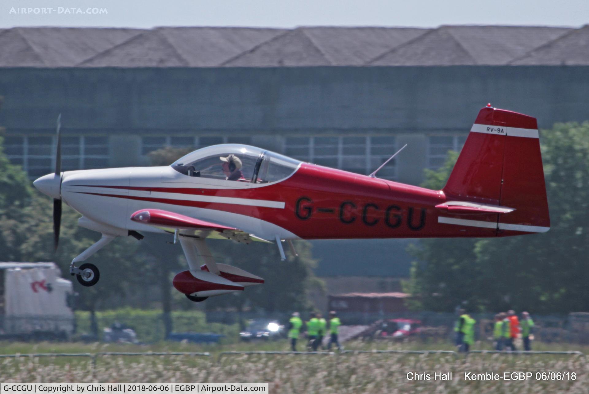 G-CCGU, 2003 Van's RV-9A C/N PFA 320-13798, Kemble