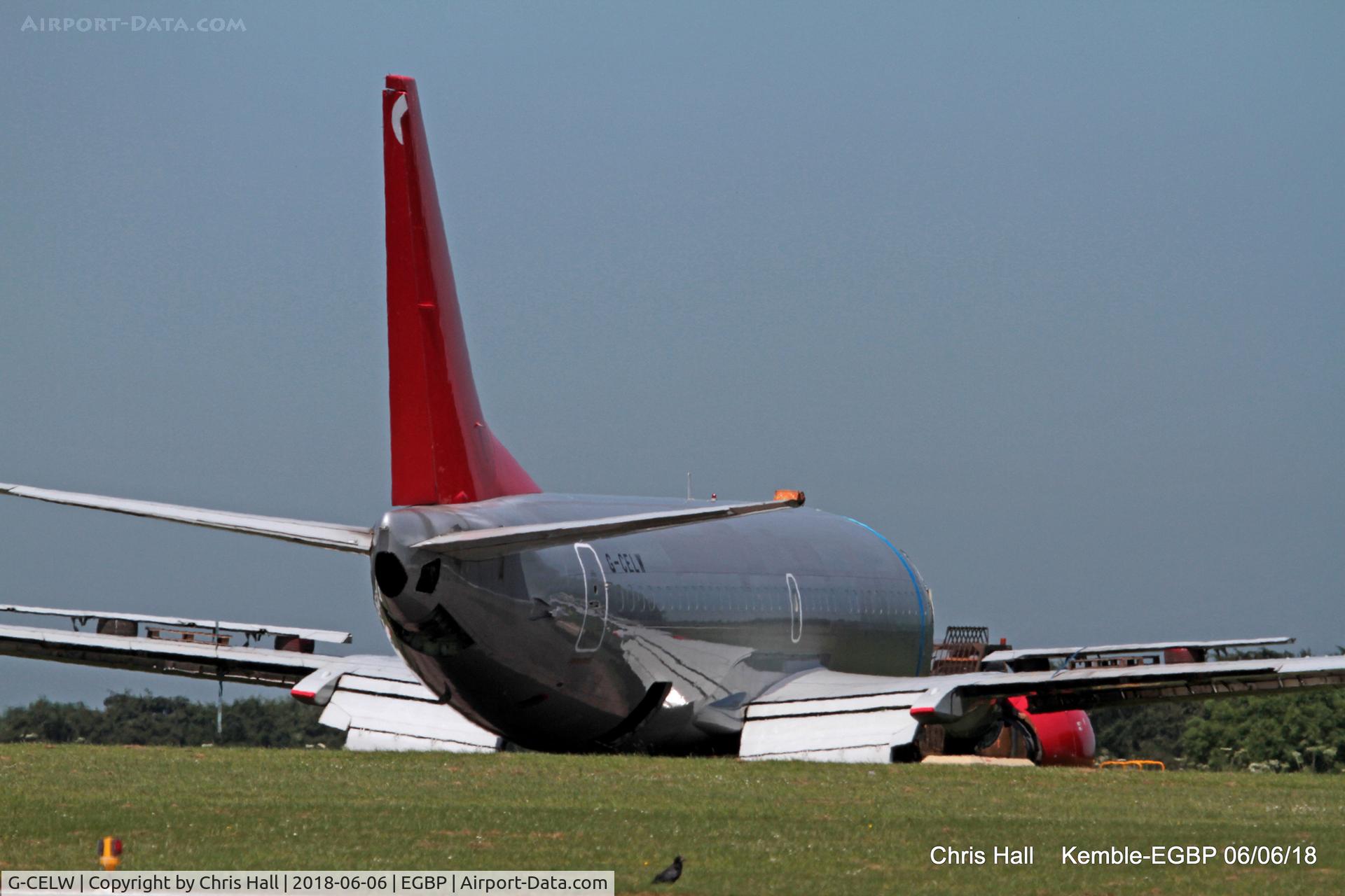 G-CELW, 1986 Boeing 737-377(SF) C/N 23659, Kemble