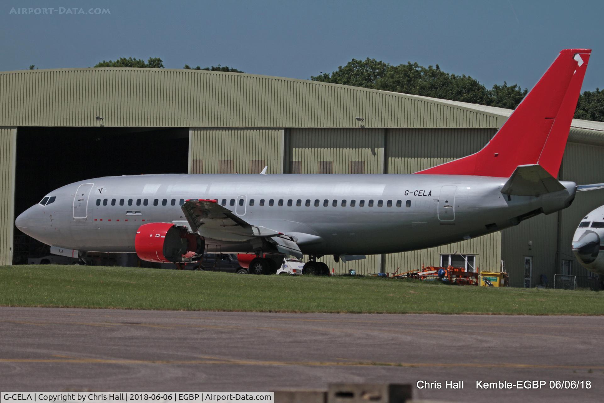 G-CELA, 1986 Boeing 737-377(QC) C/N 23663, Kemble