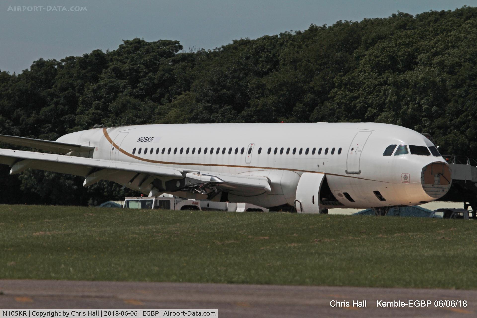 N105KR, 1999 Airbus ACJ319 (A319-133/CJ) C/N 1053, Kemble