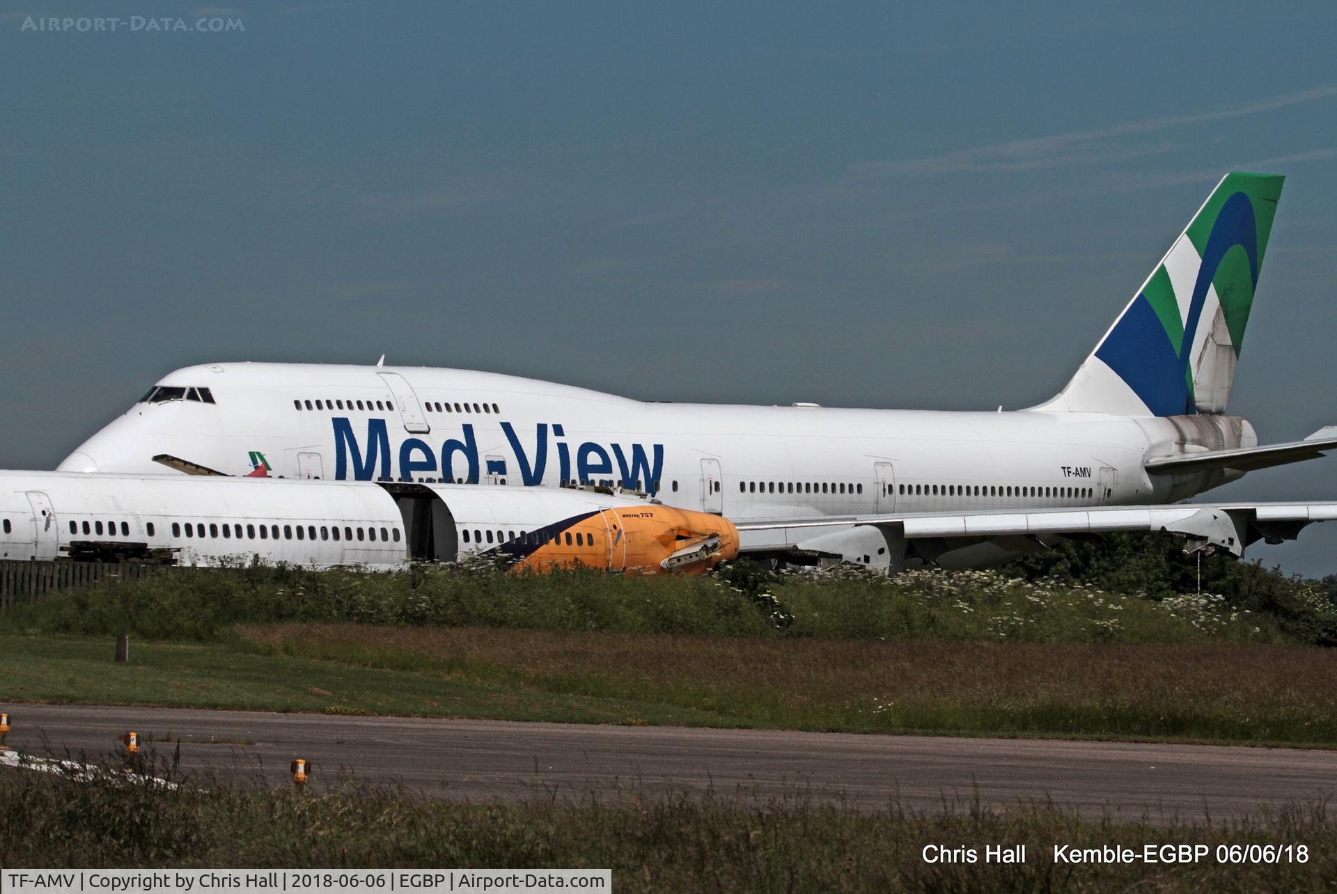 TF-AMV, 1996 Boeing 747-412 C/N 28022, Kemble
