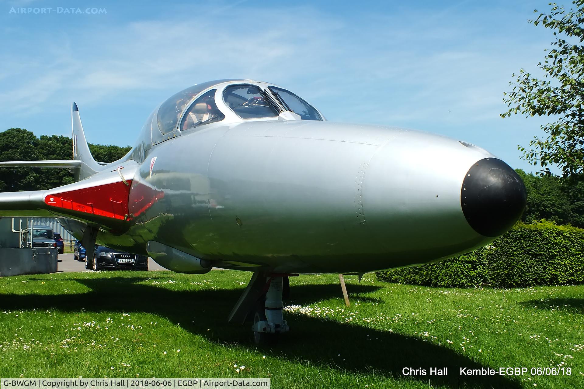 G-BWGM, 1955 Hawker Hunter T.8C C/N HABL-003008, Kemble