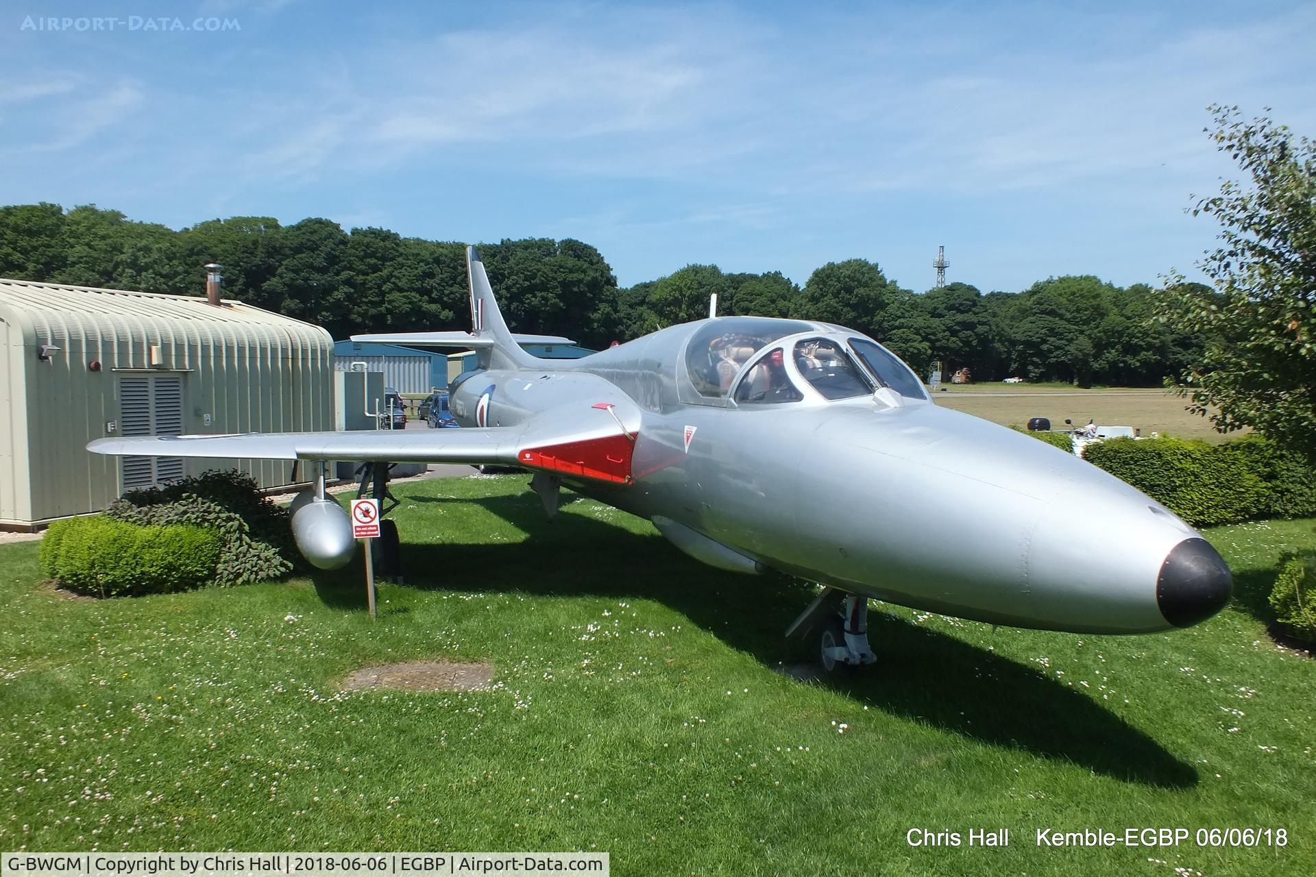G-BWGM, 1955 Hawker Hunter T.8C C/N HABL-003008, Kemble