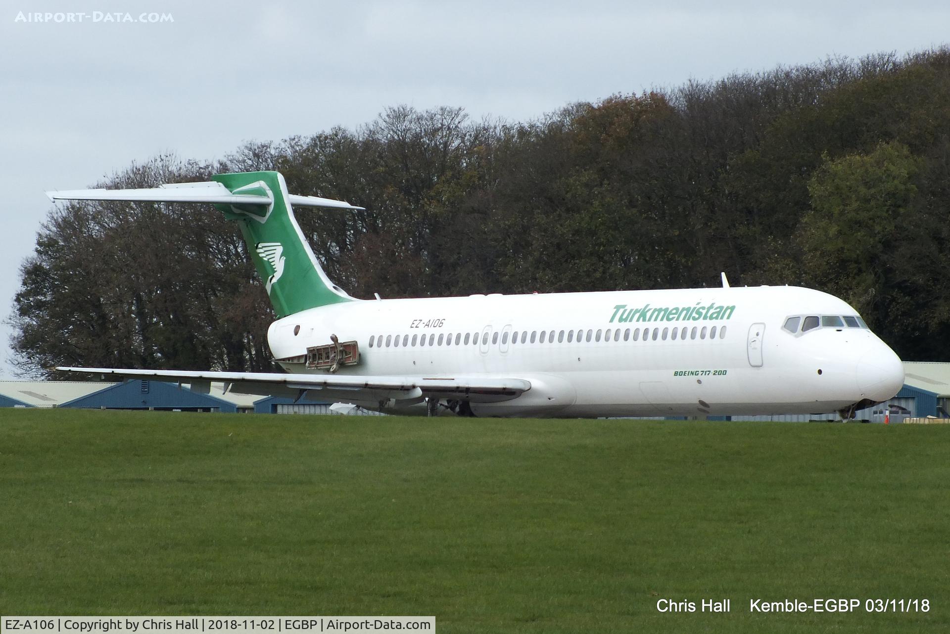 EZ-A106, 2005 Boeing 717-22K C/N 55186, Kemble