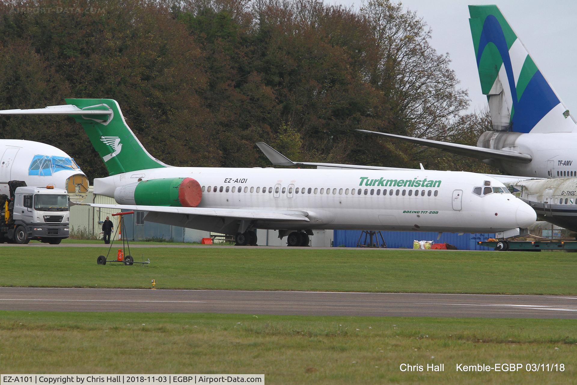 EZ-A101, 2001 Boeing 717-22K C/N 55153, Kemble