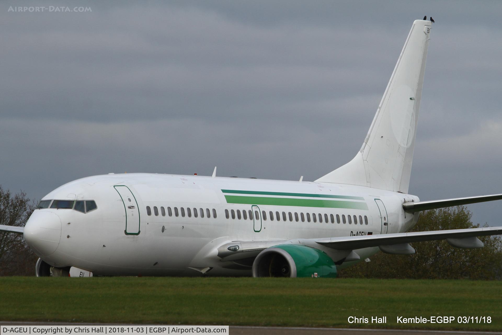 D-AGEU, 1998 Boeing 737-75B C/N 28104, Kemble