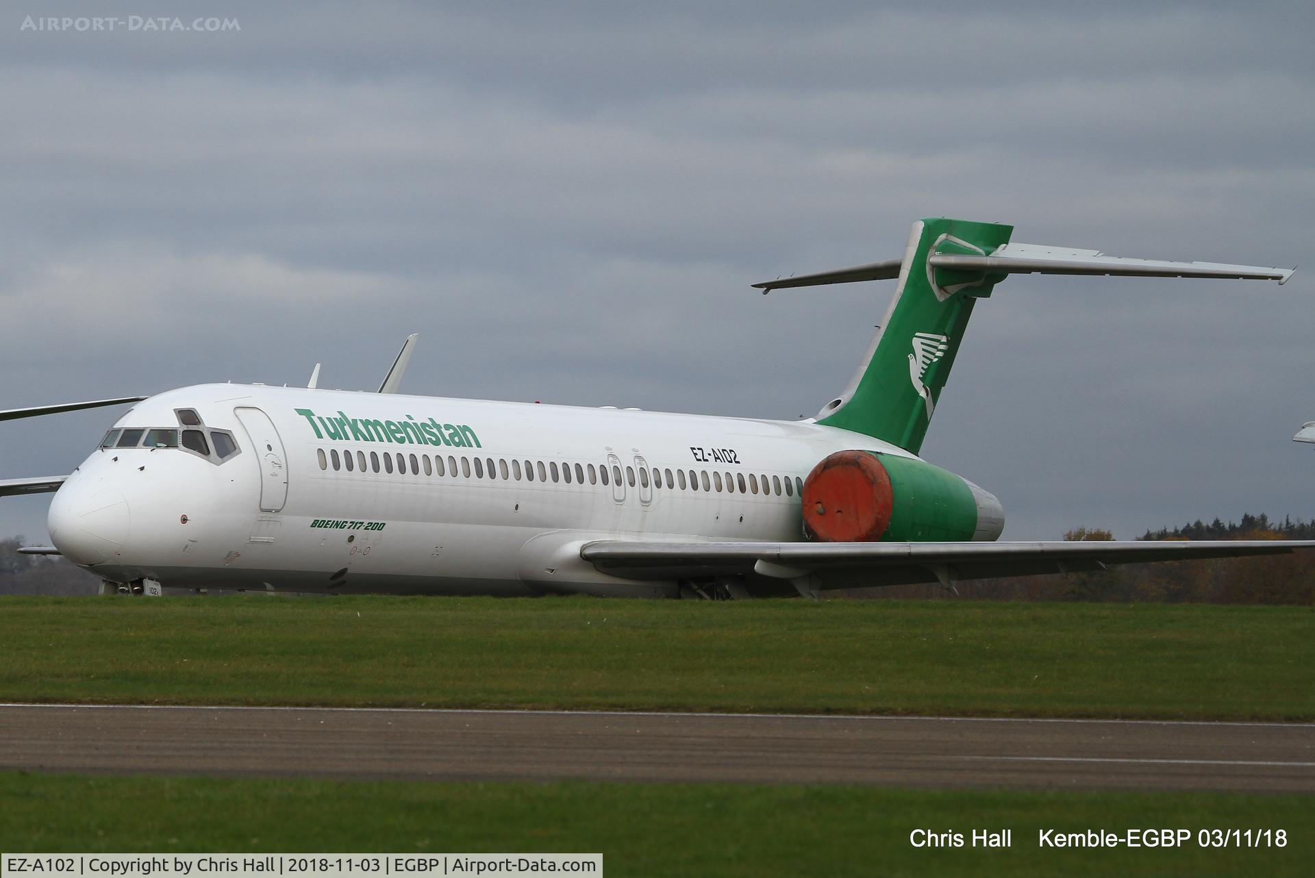 EZ-A102, 2001 Boeing 717-22K C/N 55154, Kemble