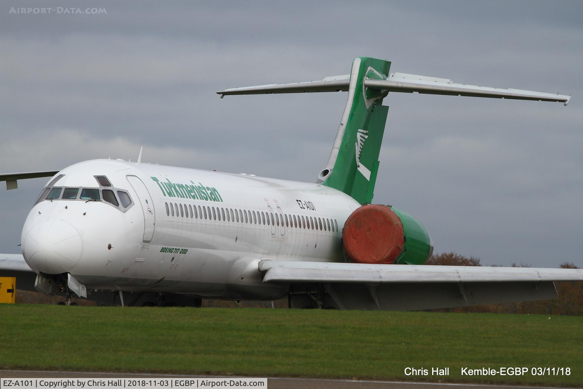 EZ-A101, 2001 Boeing 717-22K C/N 55153, Kemble
