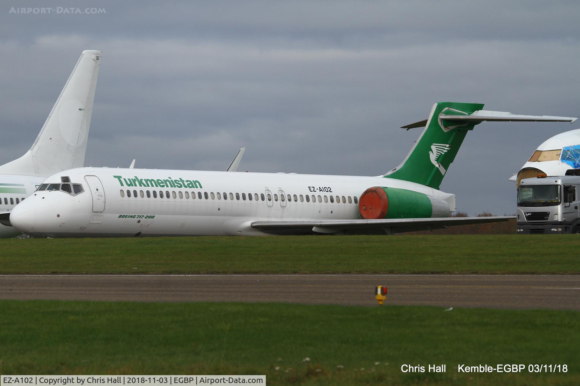 EZ-A102, 2001 Boeing 717-22K C/N 55154, Kemble