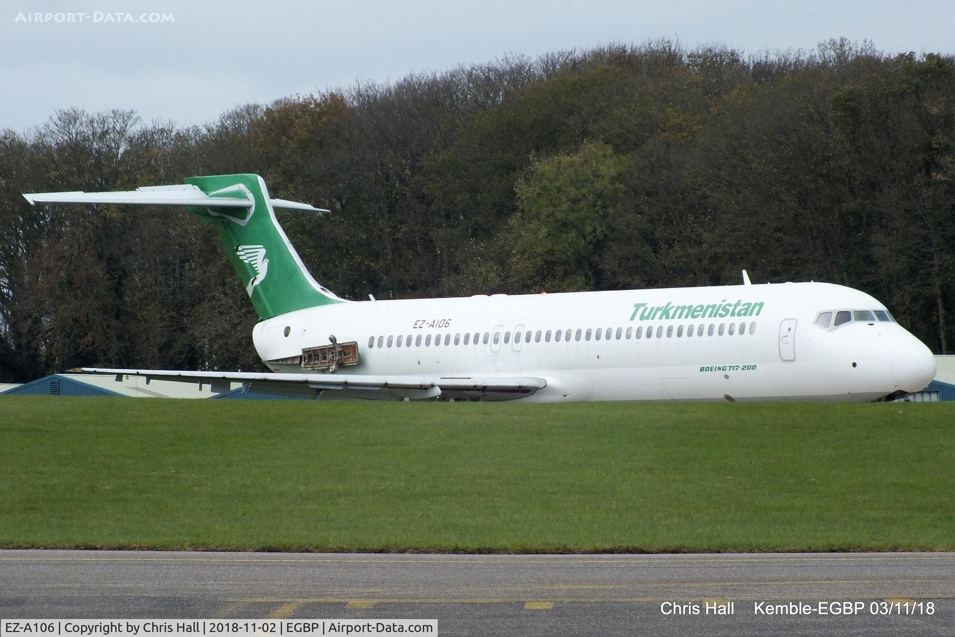 EZ-A106, 2005 Boeing 717-22K C/N 55186, Kemble