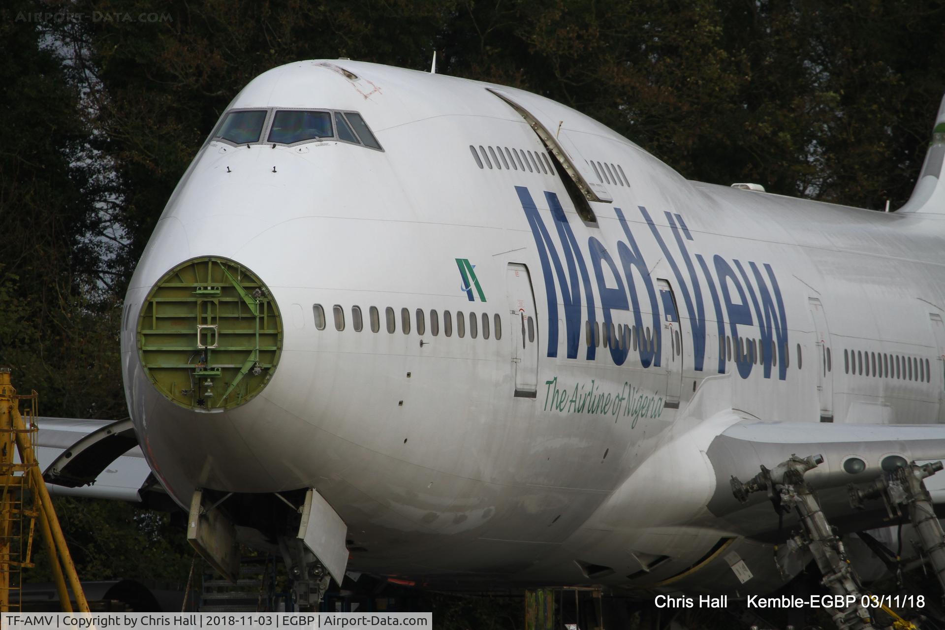 TF-AMV, 1996 Boeing 747-412 C/N 28022, Kemble