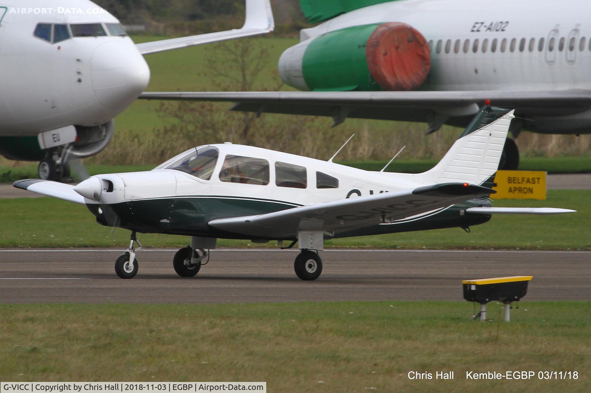 G-VICC, 1979 Piper PA-28-161 Cherokee Warrior II C/N 28-7916317, Kemble