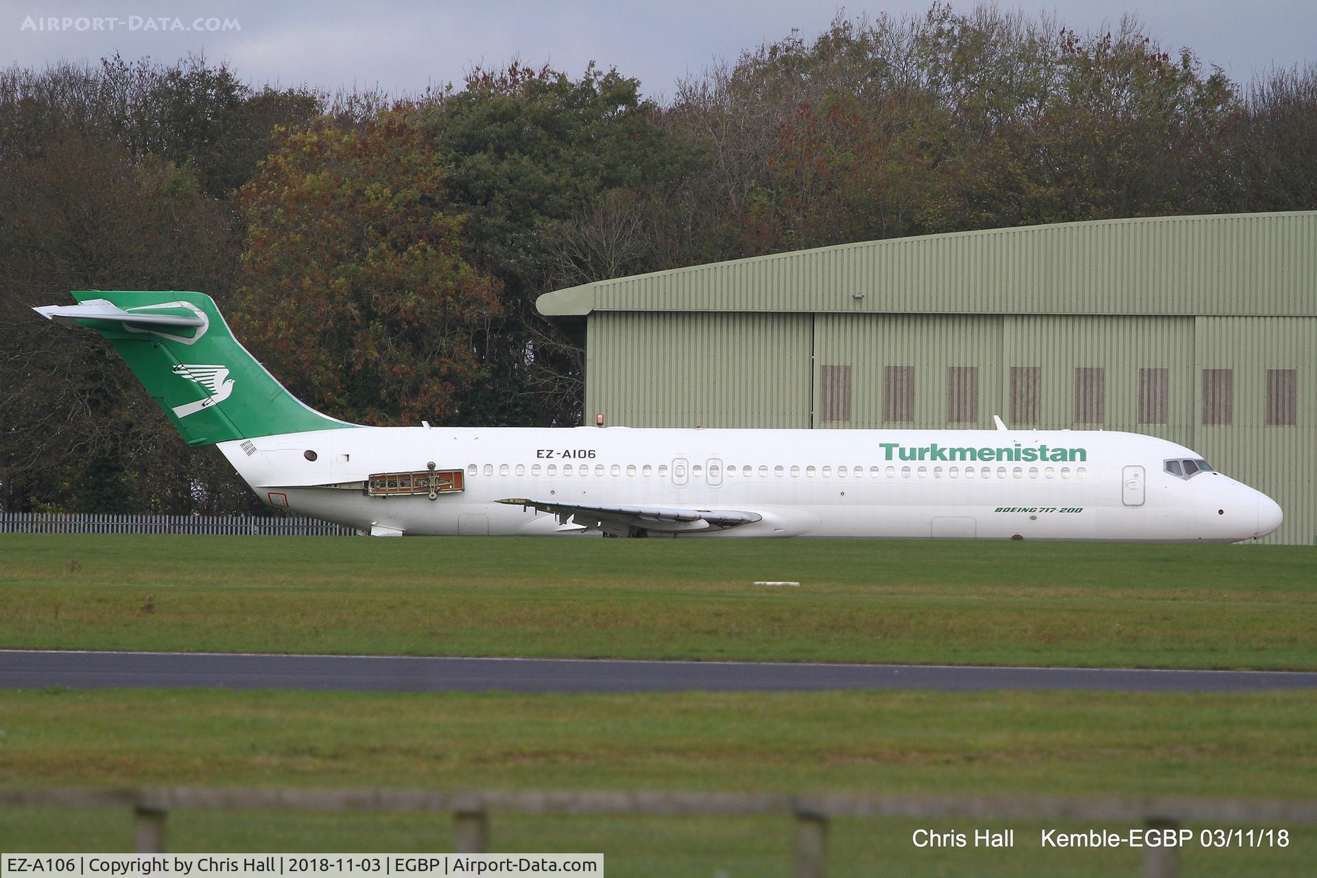 EZ-A106, 2005 Boeing 717-22K C/N 55186, Kemble