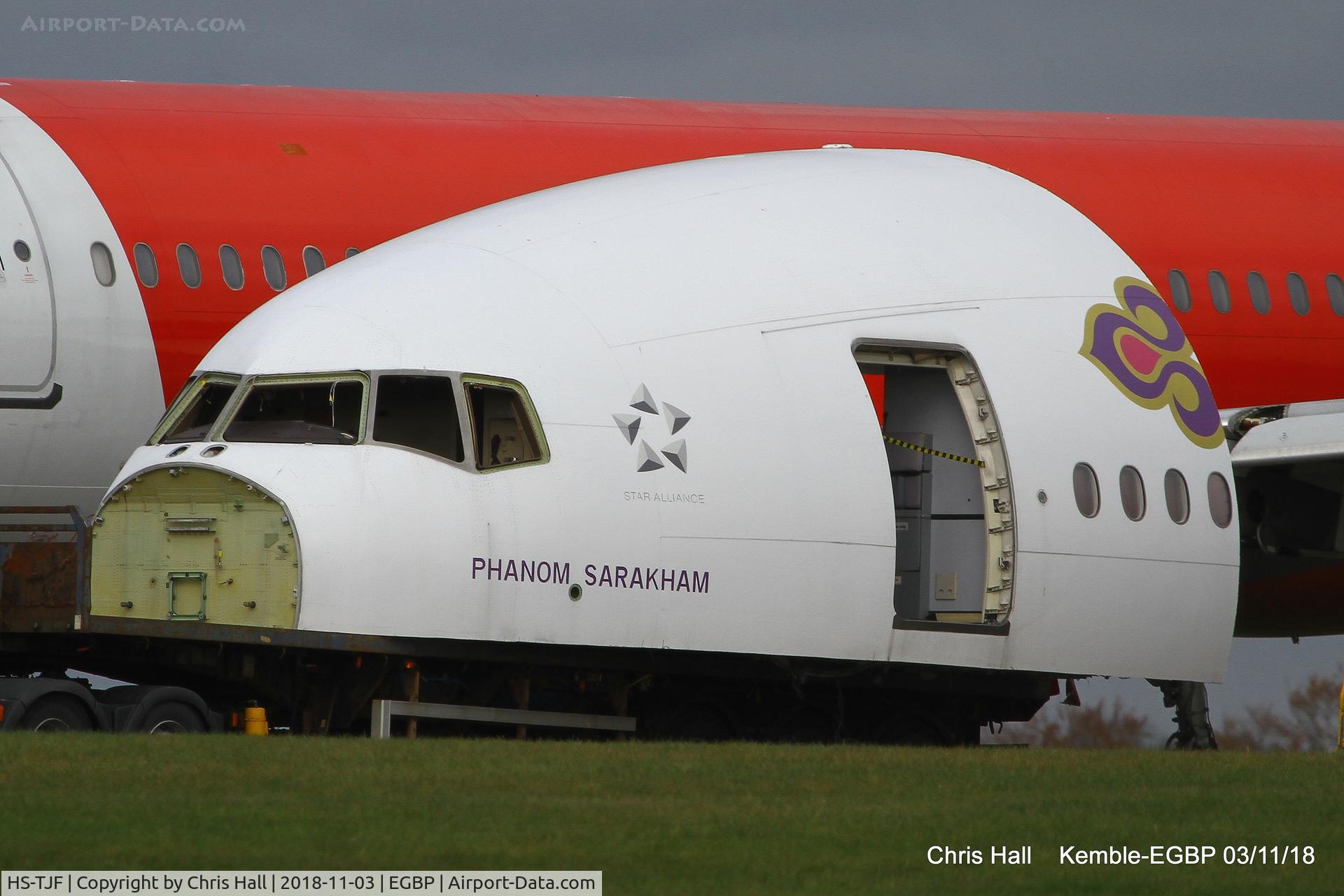 HS-TJF, 1997 Boeing 777-2D7 C/N 27731, Kemble