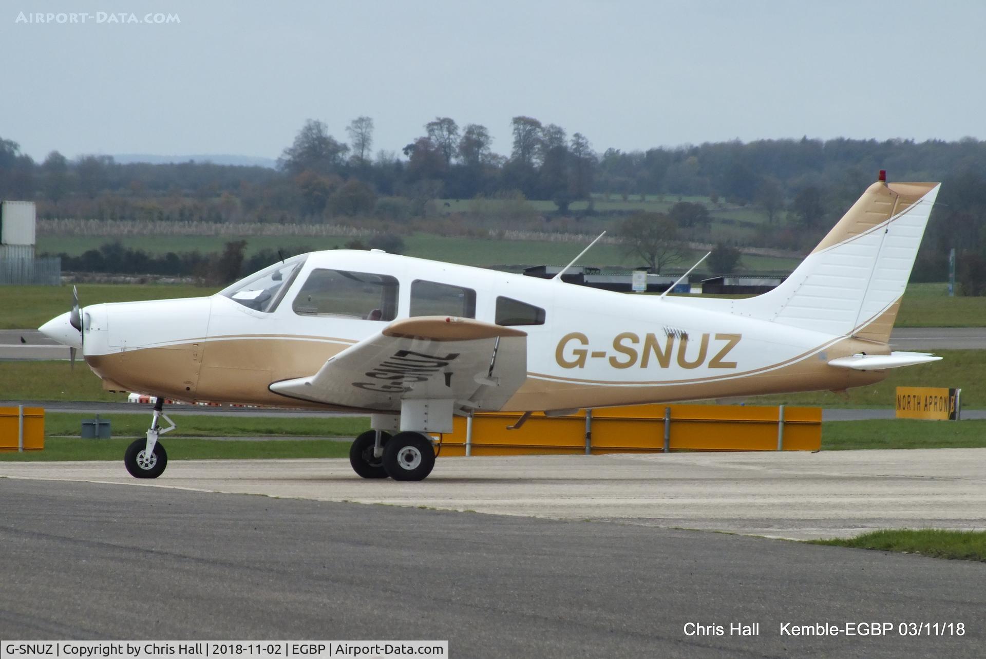 G-SNUZ, 1983 Piper PA-28-161 Cherokee Warrior II C/N 28-8416021, Kemble