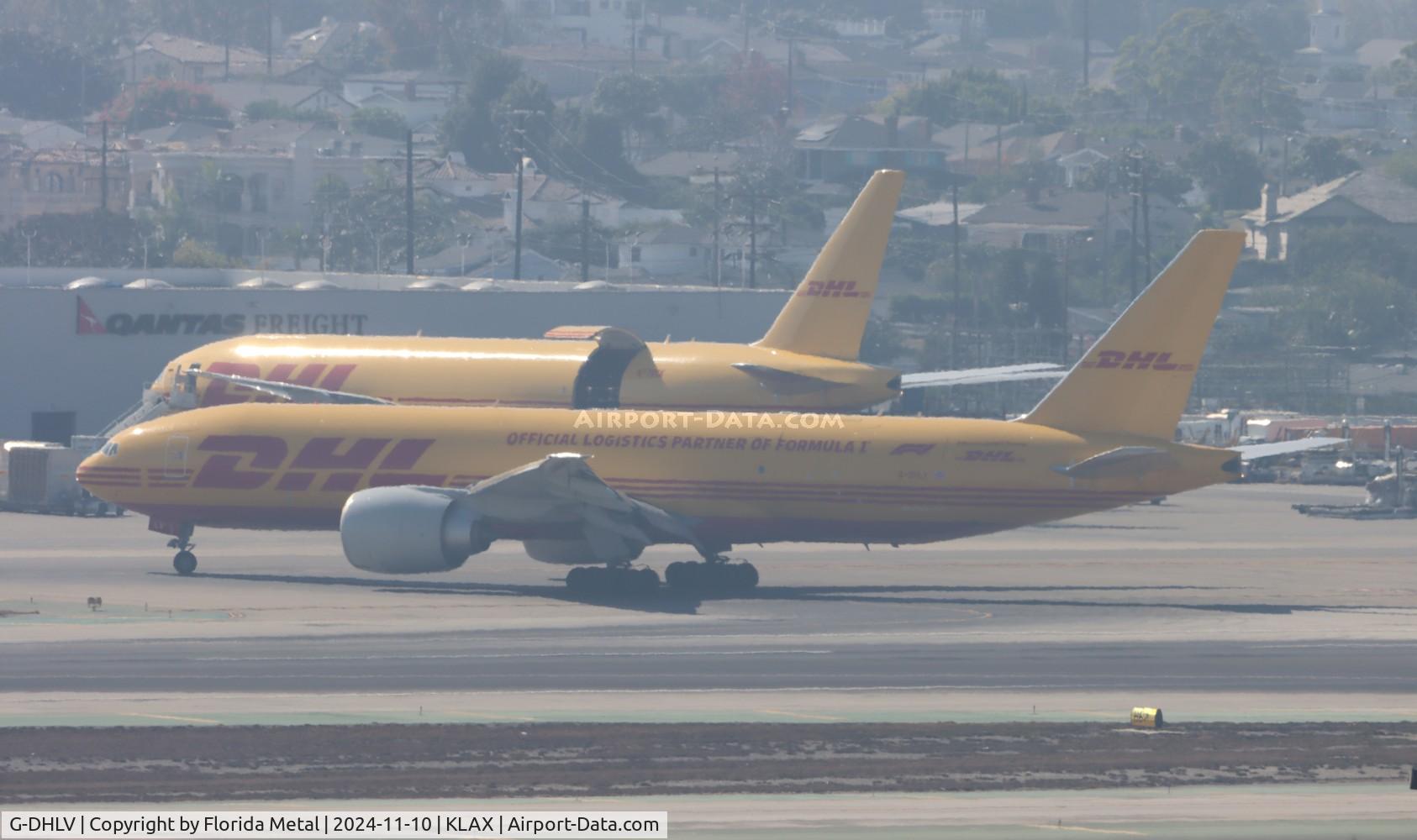G-DHLV, 2023 Boeing 777F C/N 67142, DHL UK 777-200F zx pvg, zspd-lax