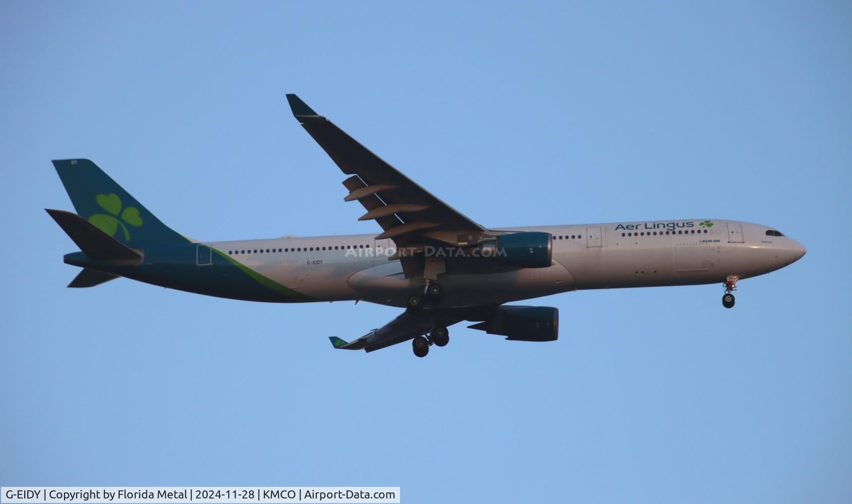 G-EIDY, 2009 Airbus A330-302 C/N 1025, EIN UK A333 zx man, egcc-mco
