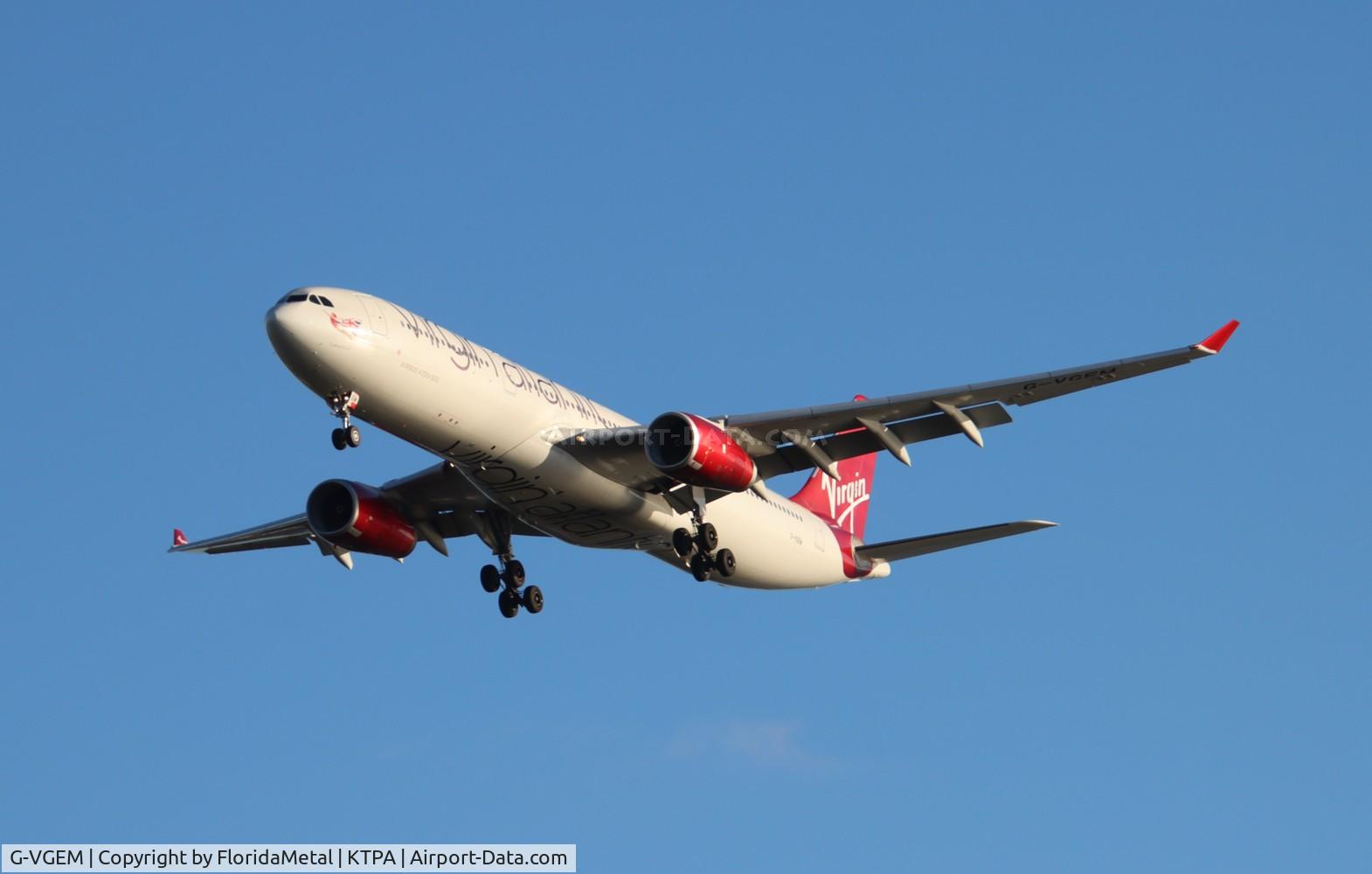 G-VGEM, 2011 Airbus A330-343X C/N 1215, VIR A333 zx lhr, egll-tpa