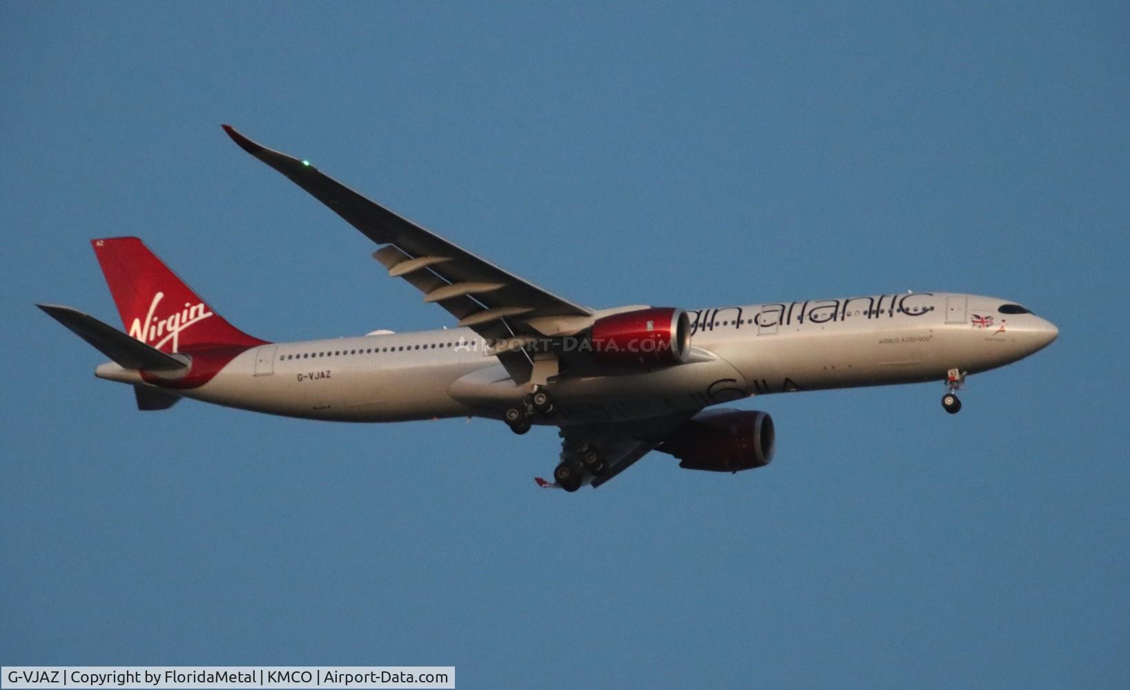 G-VJAZ, 2022 Airbus A330-941 C/N 2018, VIR A339 zx lhr, egll-mco