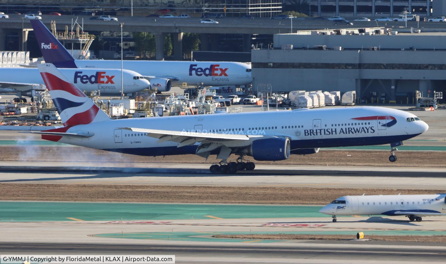 G-YMMJ, 2000 Boeing 777-236 C/N 30311, BAW 772 zx lhr, egll-lax