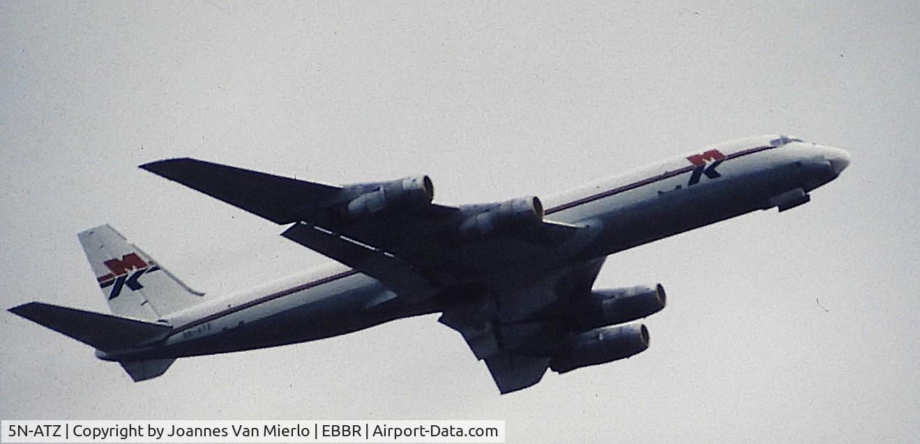 5N-ATZ, 1968 Douglas DC-8F-55 C/N 45965, ex-slide