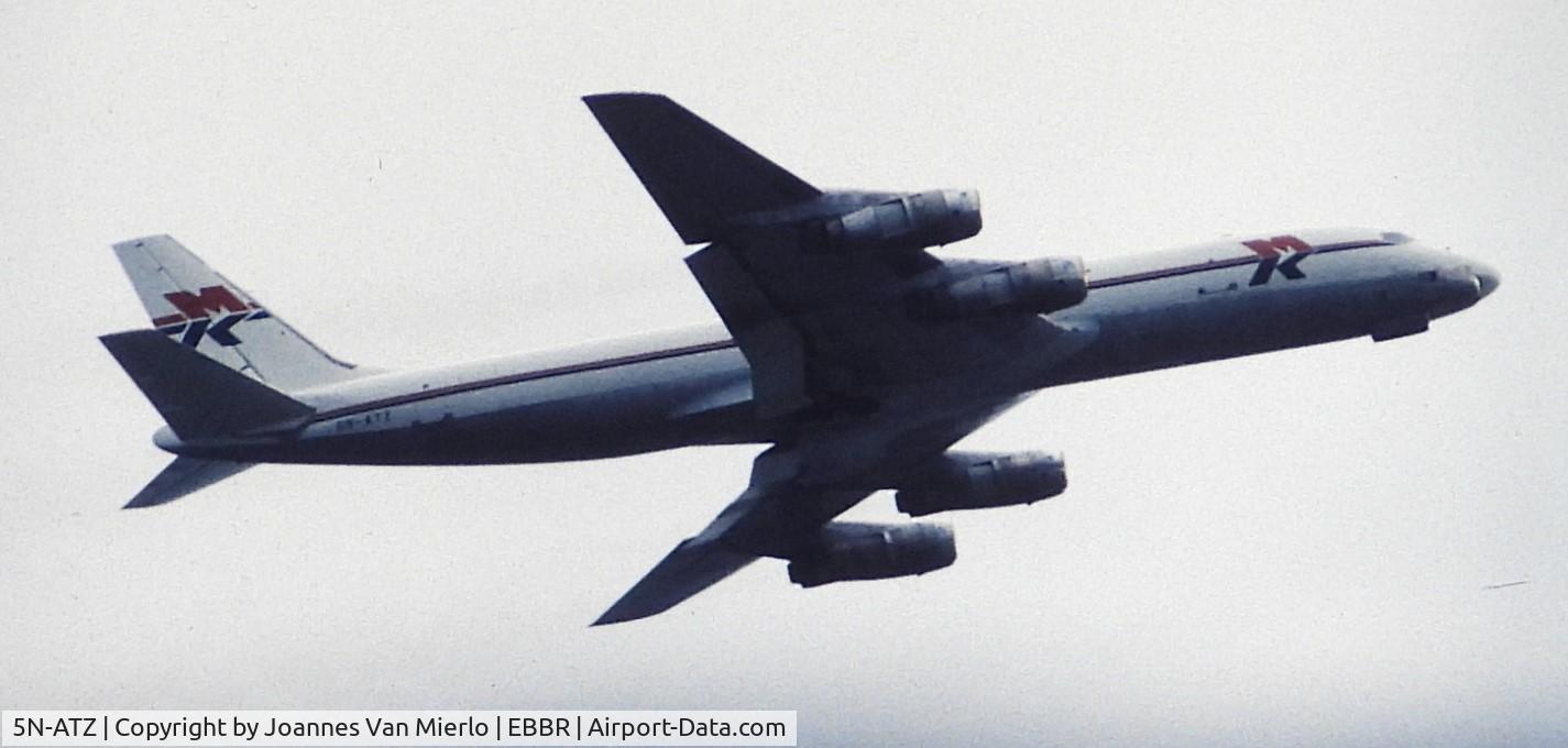 5N-ATZ, 1968 Douglas DC-8F-55 C/N 45965, ex-slide