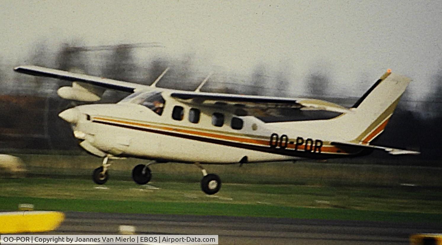 OO-POR, 1979 Cessna P210N Pressurised Centurion C/N P21000421, ex-slide