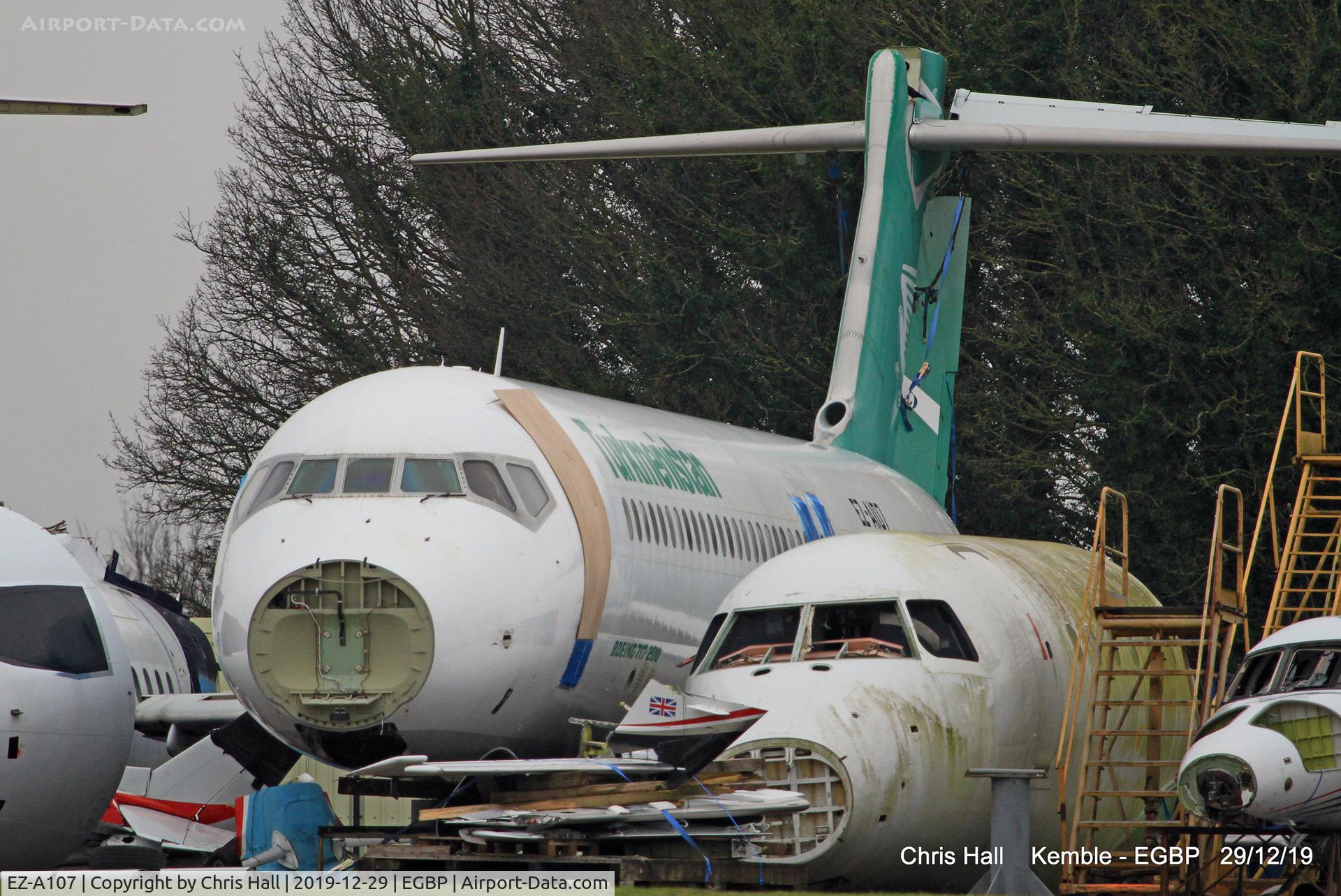 EZ-A107, 2005 Boeing 717-22K C/N 55187, Kemble