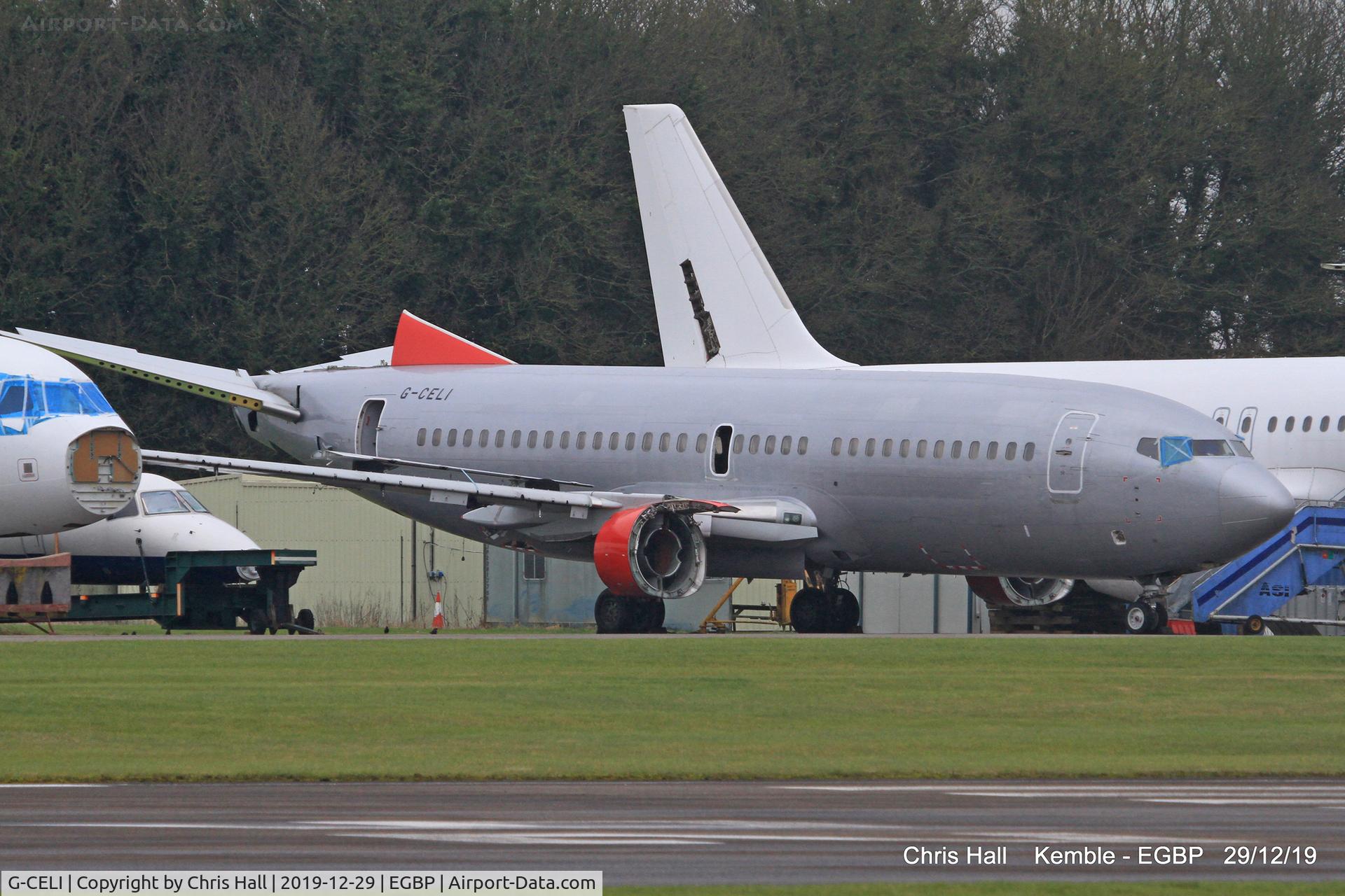G-CELI, 1986 Boeing 737-330 C/N 23526, Kemble