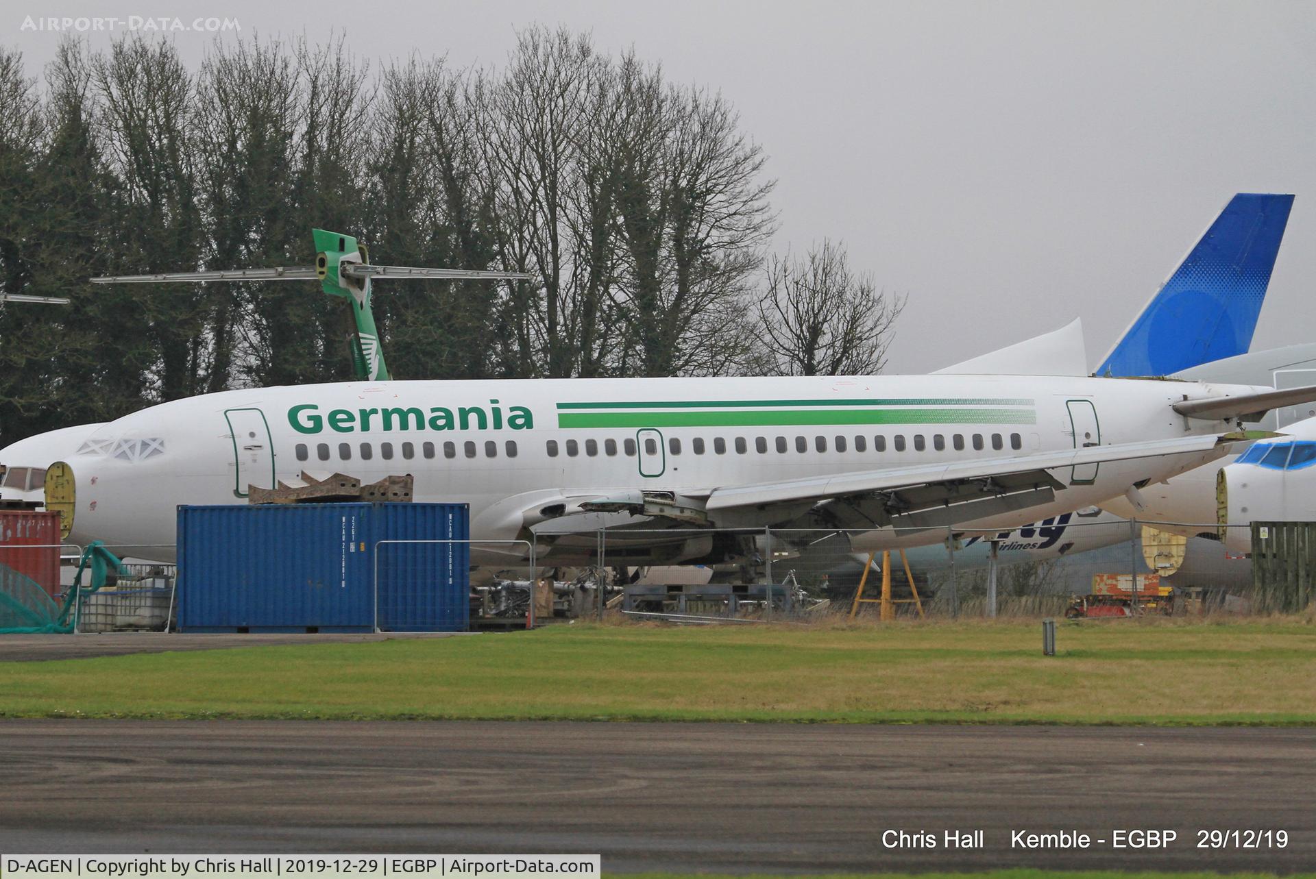 D-AGEN, 1998 Boeing 737-75B C/N 28100, Kemble