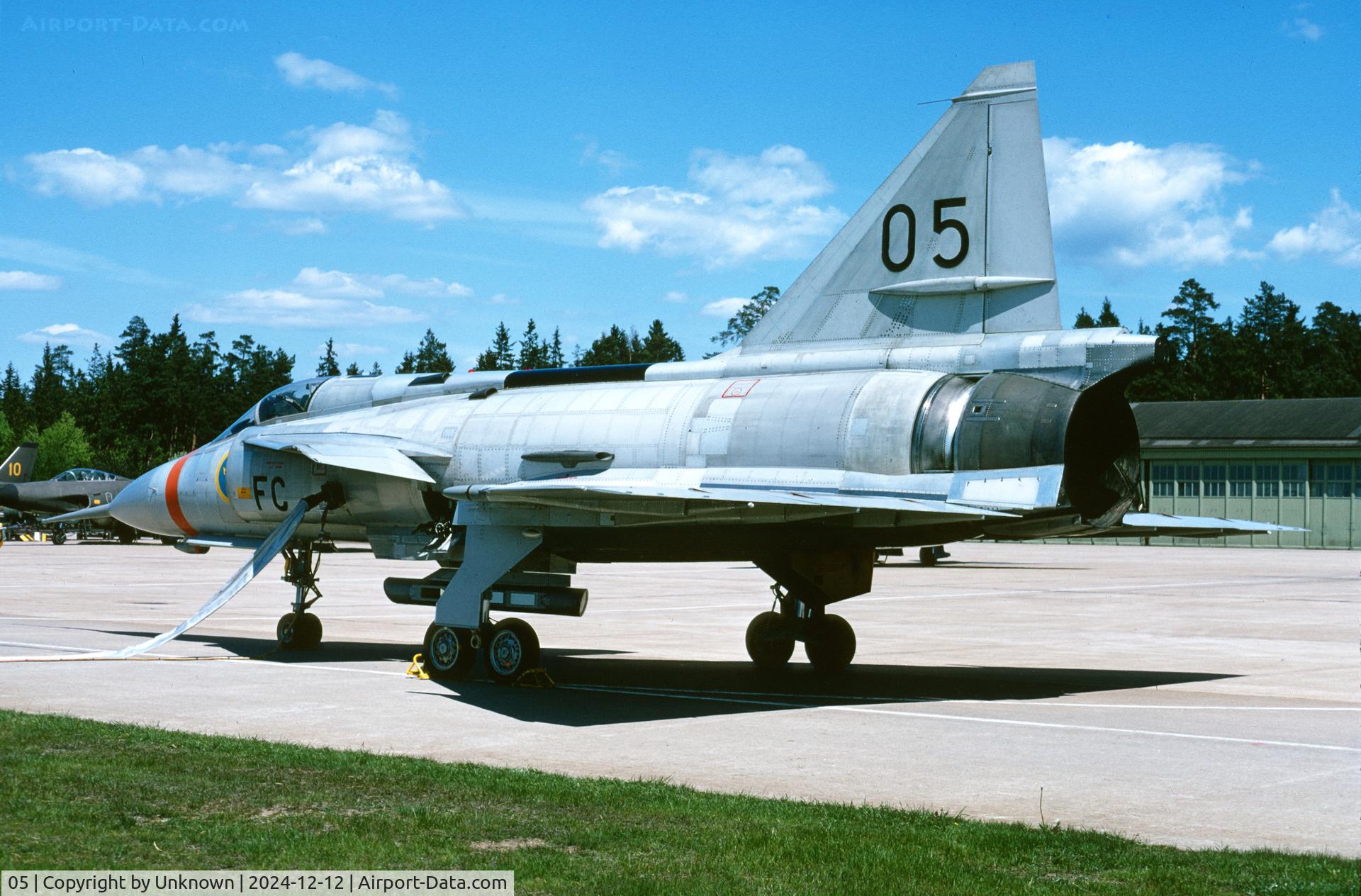 05, 1970 Saab 37 Viggen C/N 37-05, Unknown