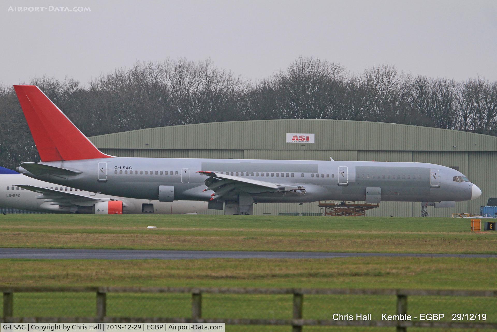 G-LSAG, 1987 Boeing 757-21B C/N 24014, Kemble