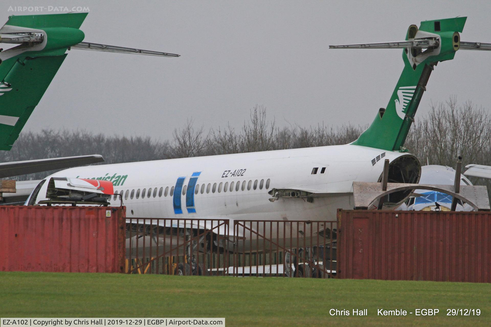 EZ-A102, 2001 Boeing 717-22K C/N 55154, Kemble