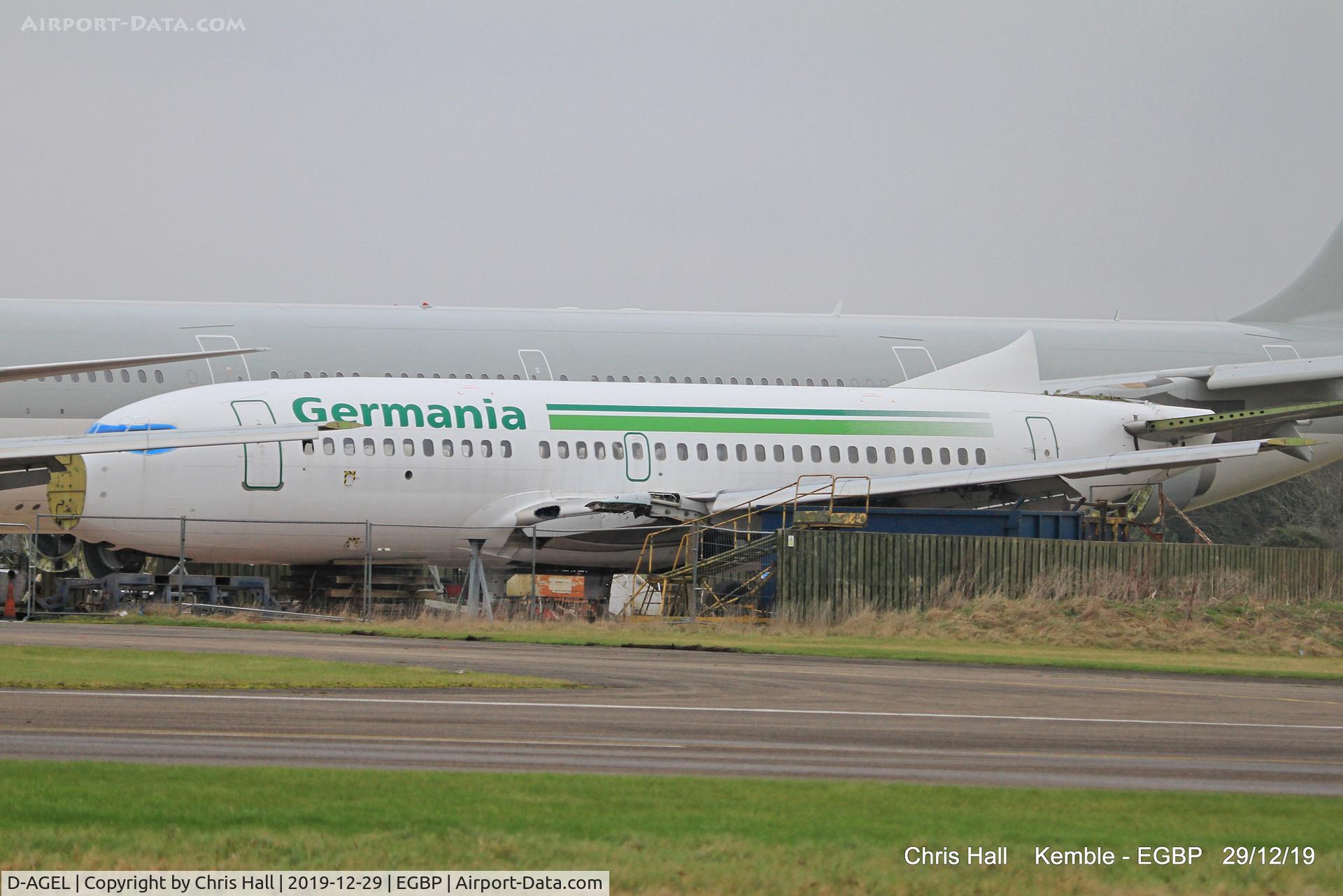 D-AGEL, 1997 Boeing 737-75B C/N 28110, Kemble