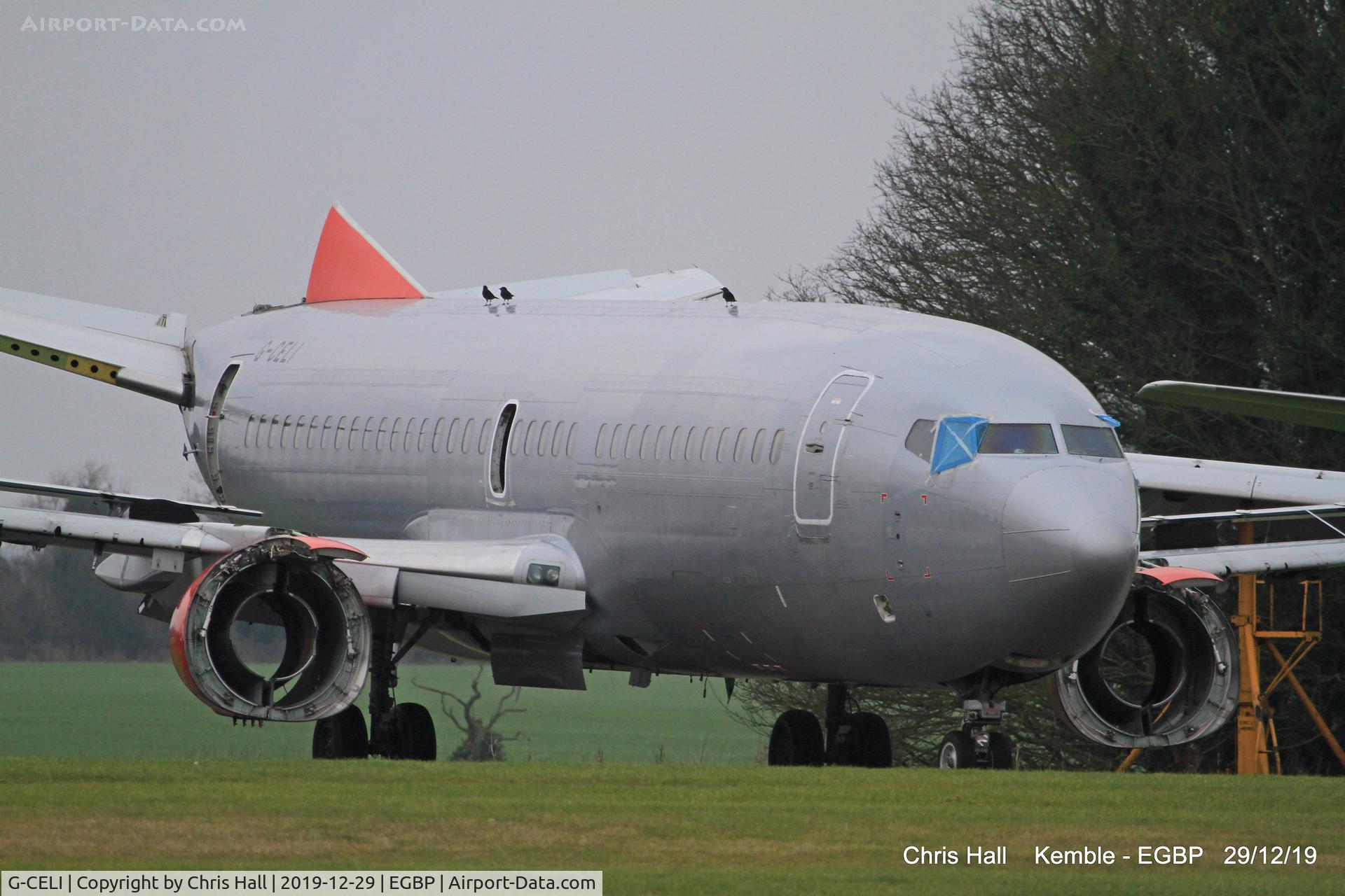 G-CELI, 1986 Boeing 737-330 C/N 23526, Kemble