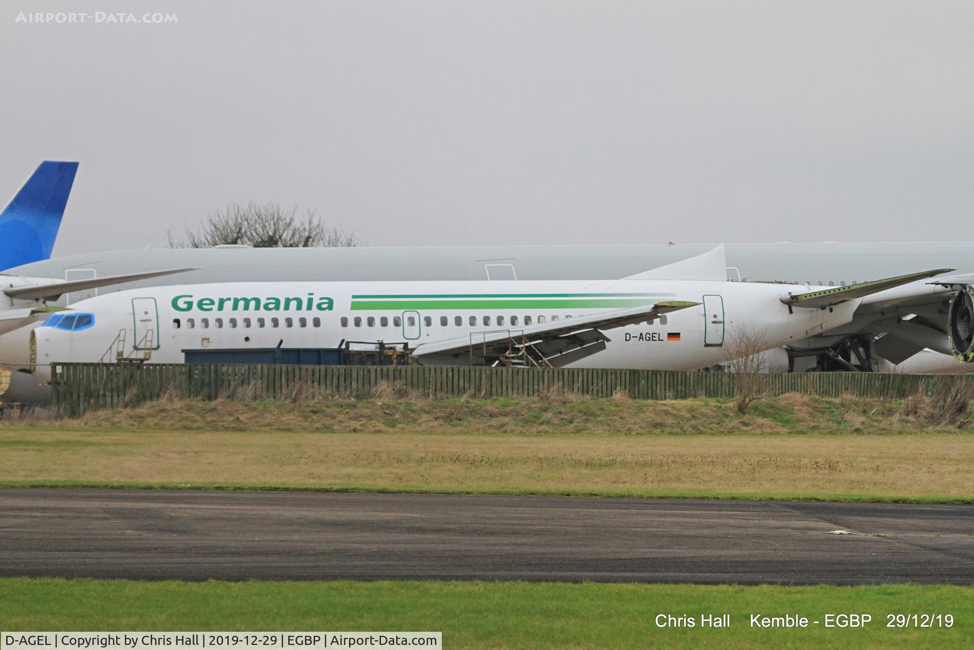 D-AGEL, 1997 Boeing 737-75B C/N 28110, Kemble