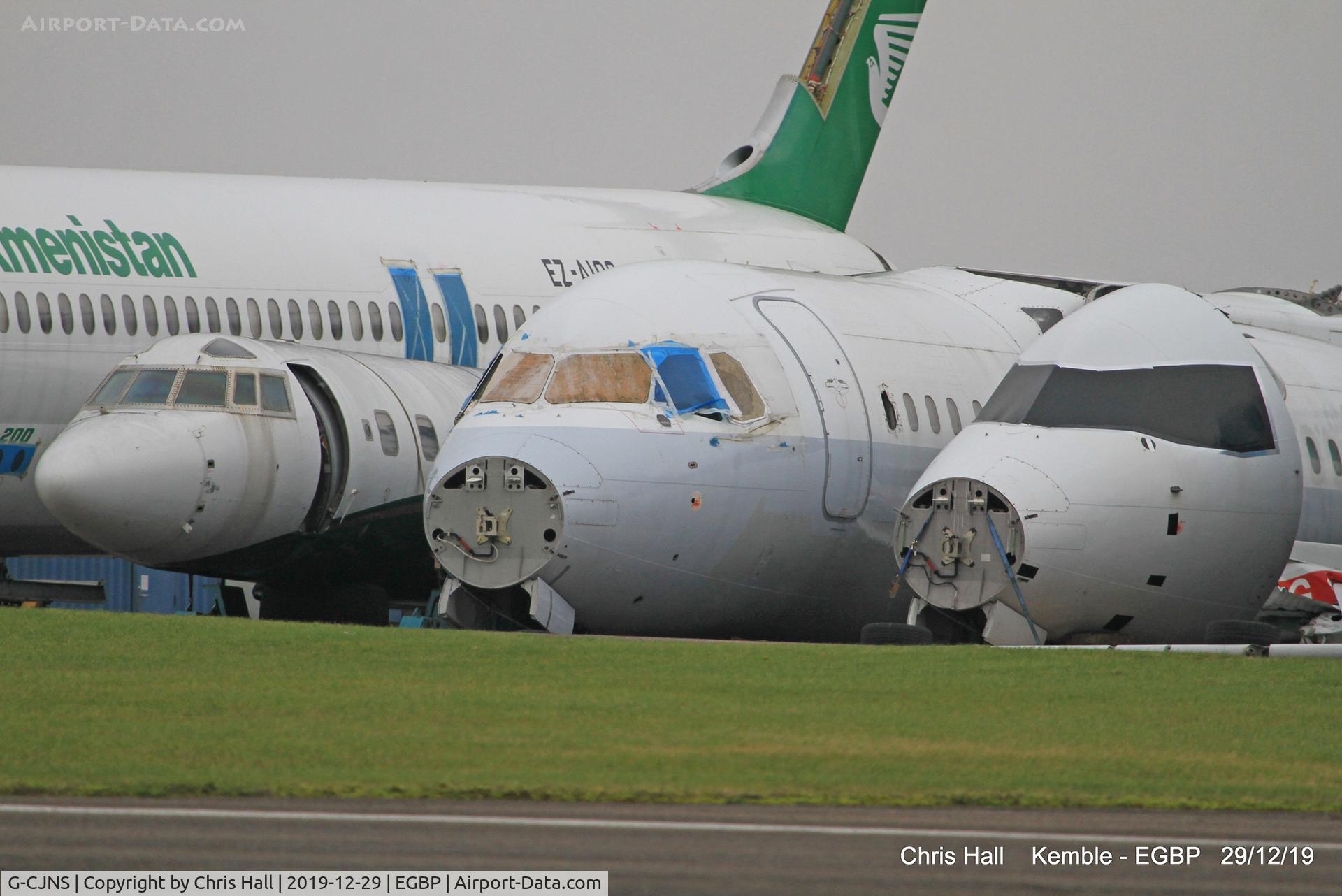 G-CJNS, 1999 British Aerospace Avro 146-RJ100 C/N E3342, Kemble