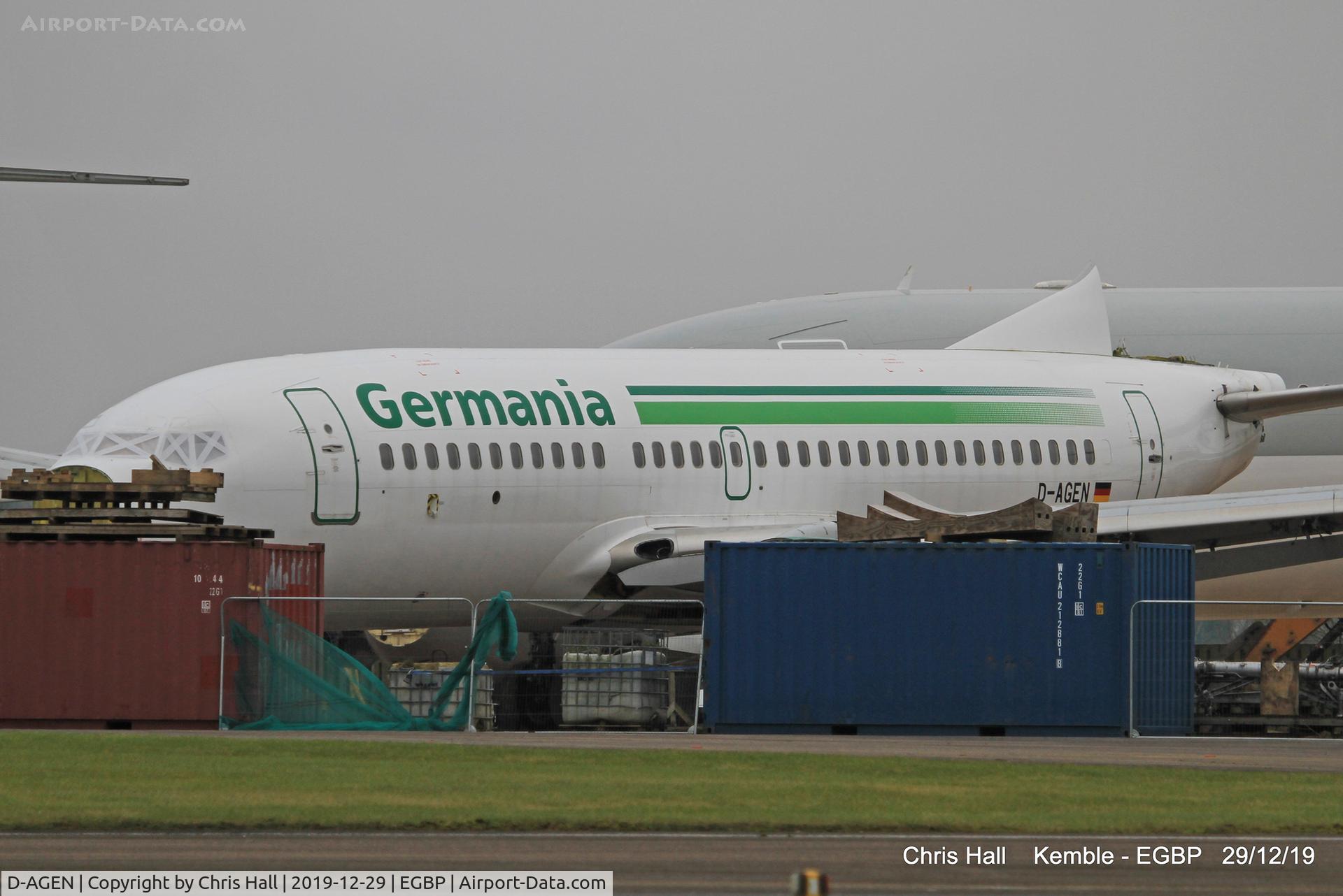 D-AGEN, 1998 Boeing 737-75B C/N 28100, Kemble