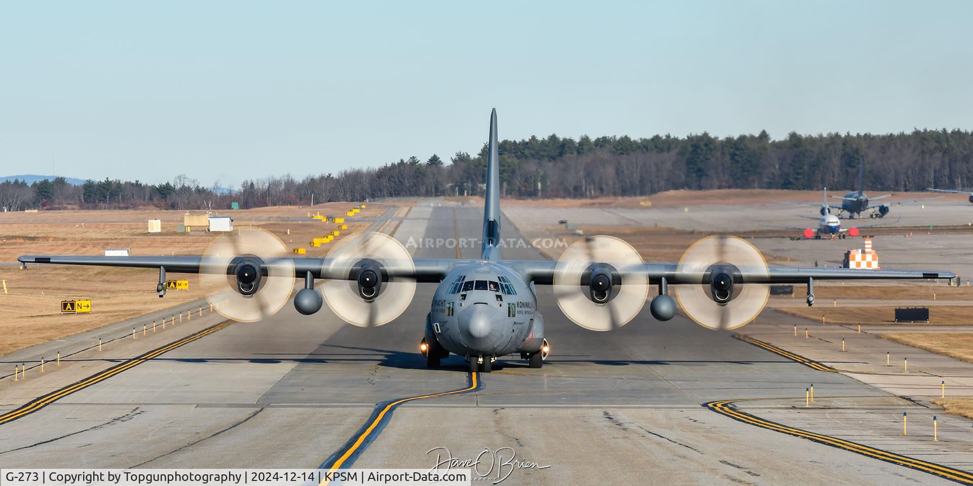 G-273, 1993 Lockheed C-130H-30 Hercules C/N 382-5273, NAF35 taxiing to RW34