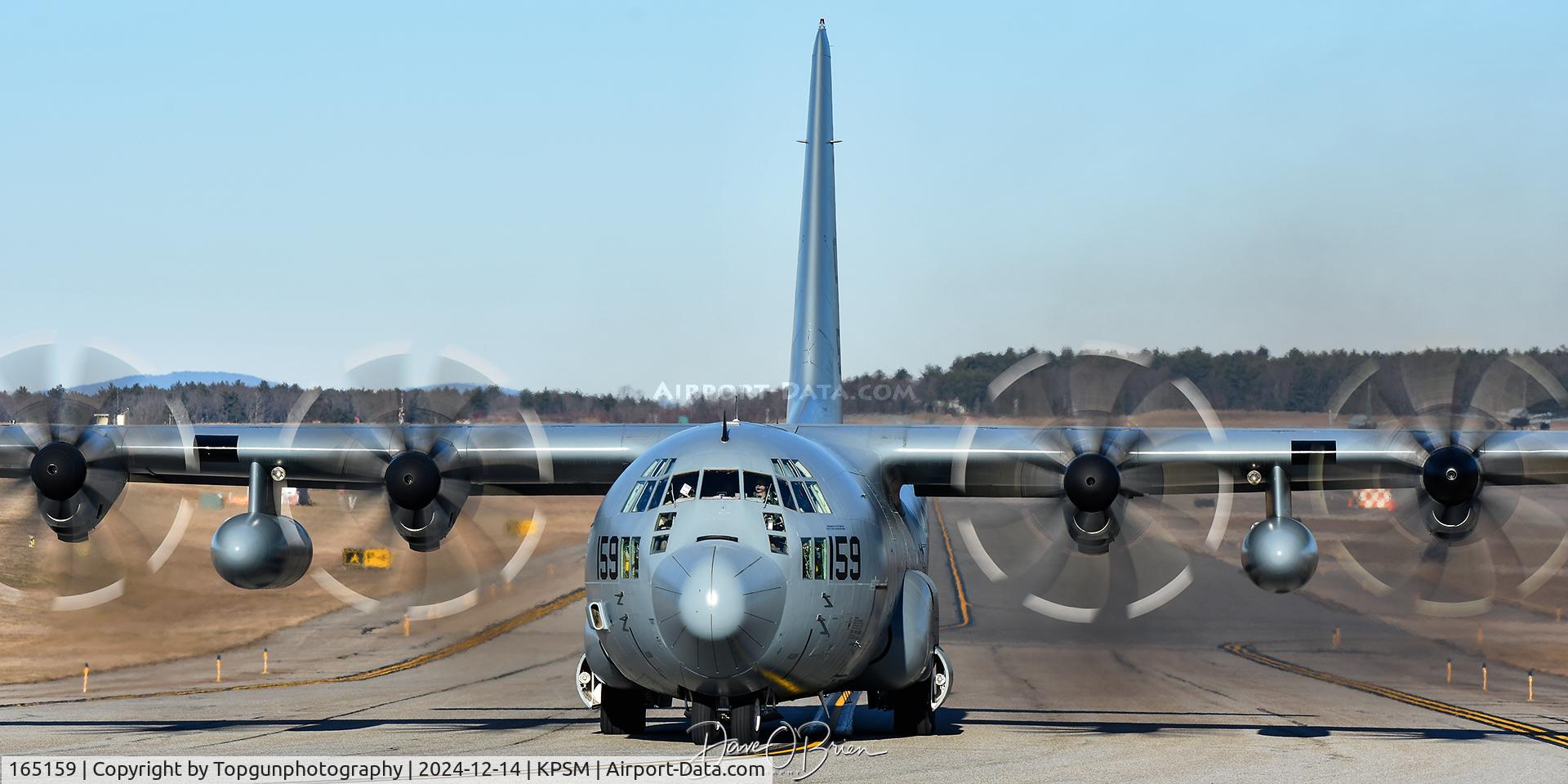 165159, Lockheed C-130T Hercules C/N 382-5342, CONVOY3145 taxiing to RW34