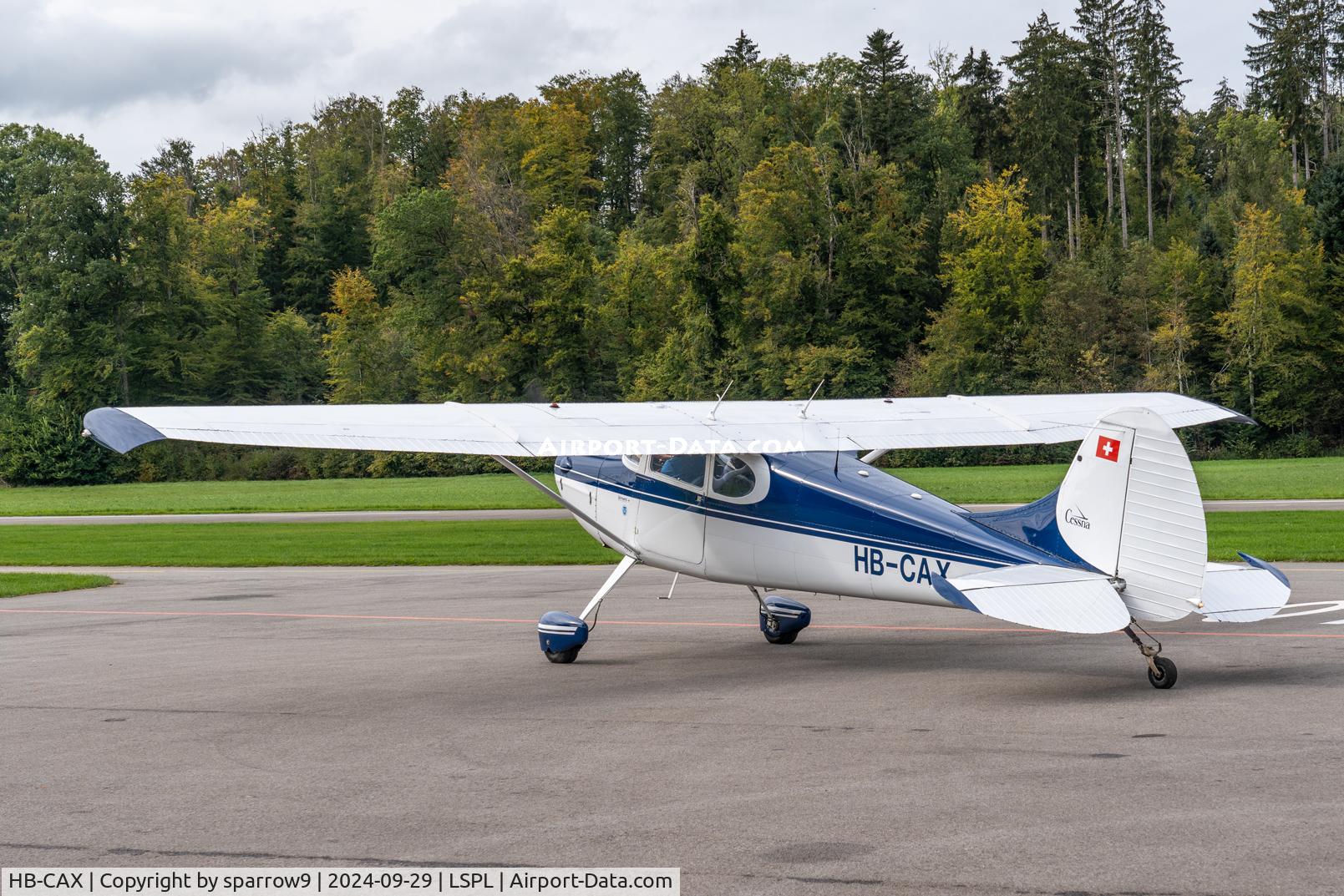 HB-CAX, 1950 Cessna 170A C/N 19644, Parked at its first base. HB-registered since 1951-01-11